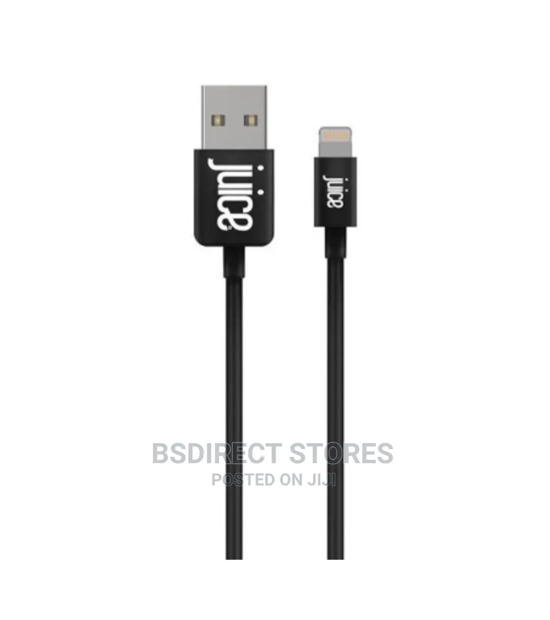 Juice Lightning, Charge and Sync Cable, 2m, Black