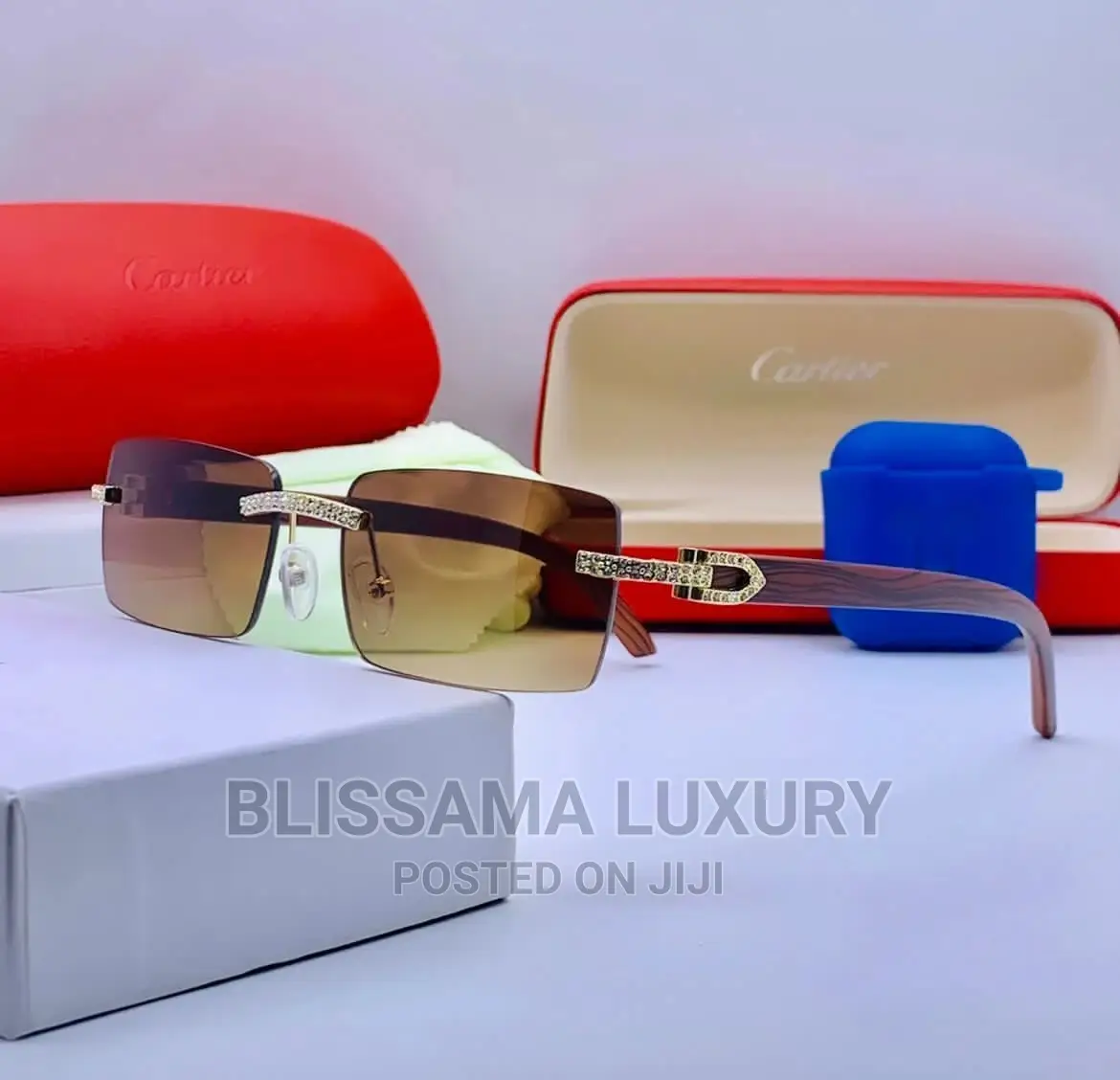 Quality Cartier Rimless Glasses