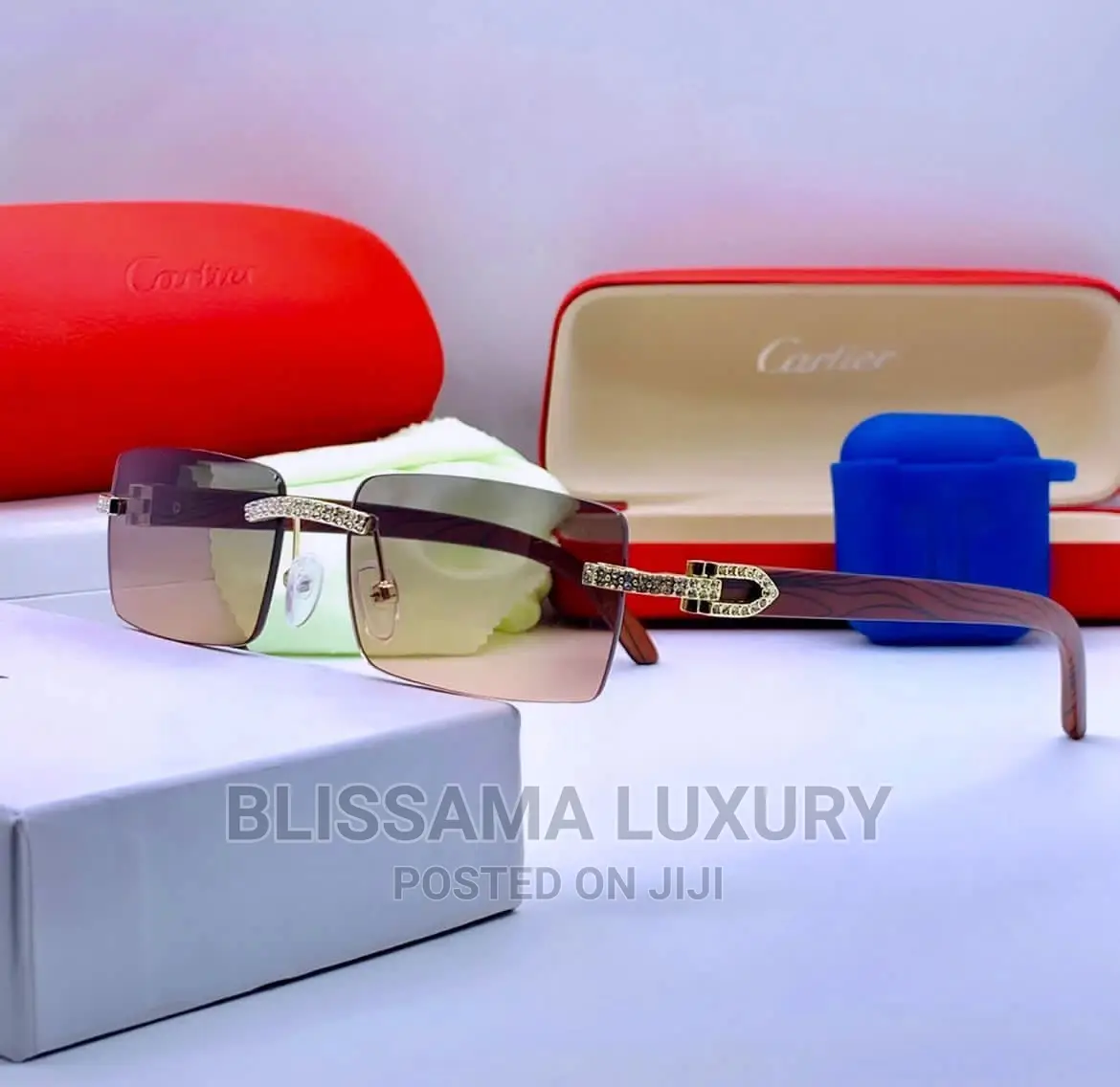Quality Cartier Rimless Glasses