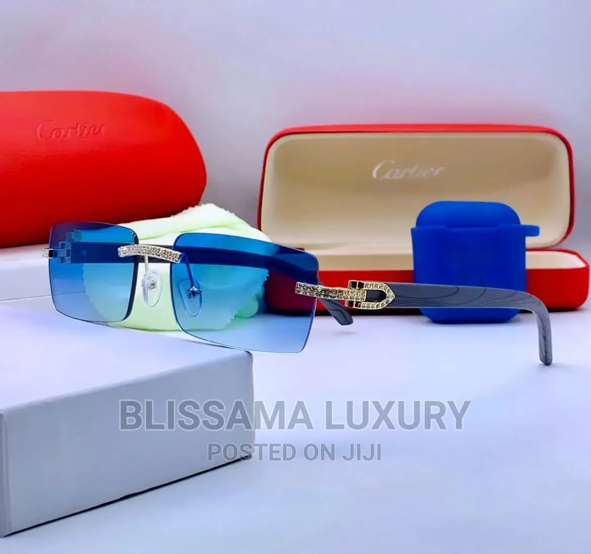 Quality Cartier Rimless Glasses