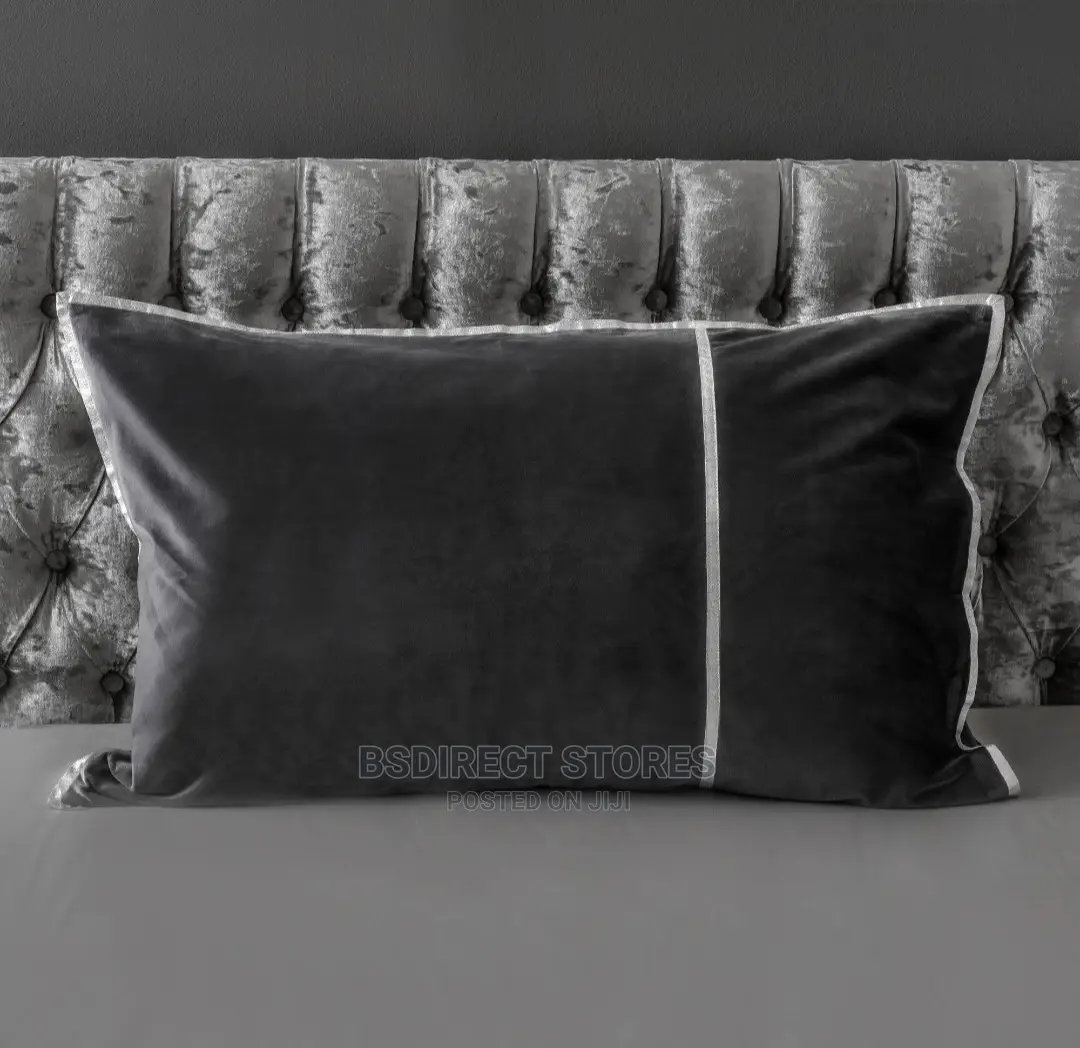 Dunelm Arianna Velvet Grey Duvet Cover and 2 Pillowcase Set