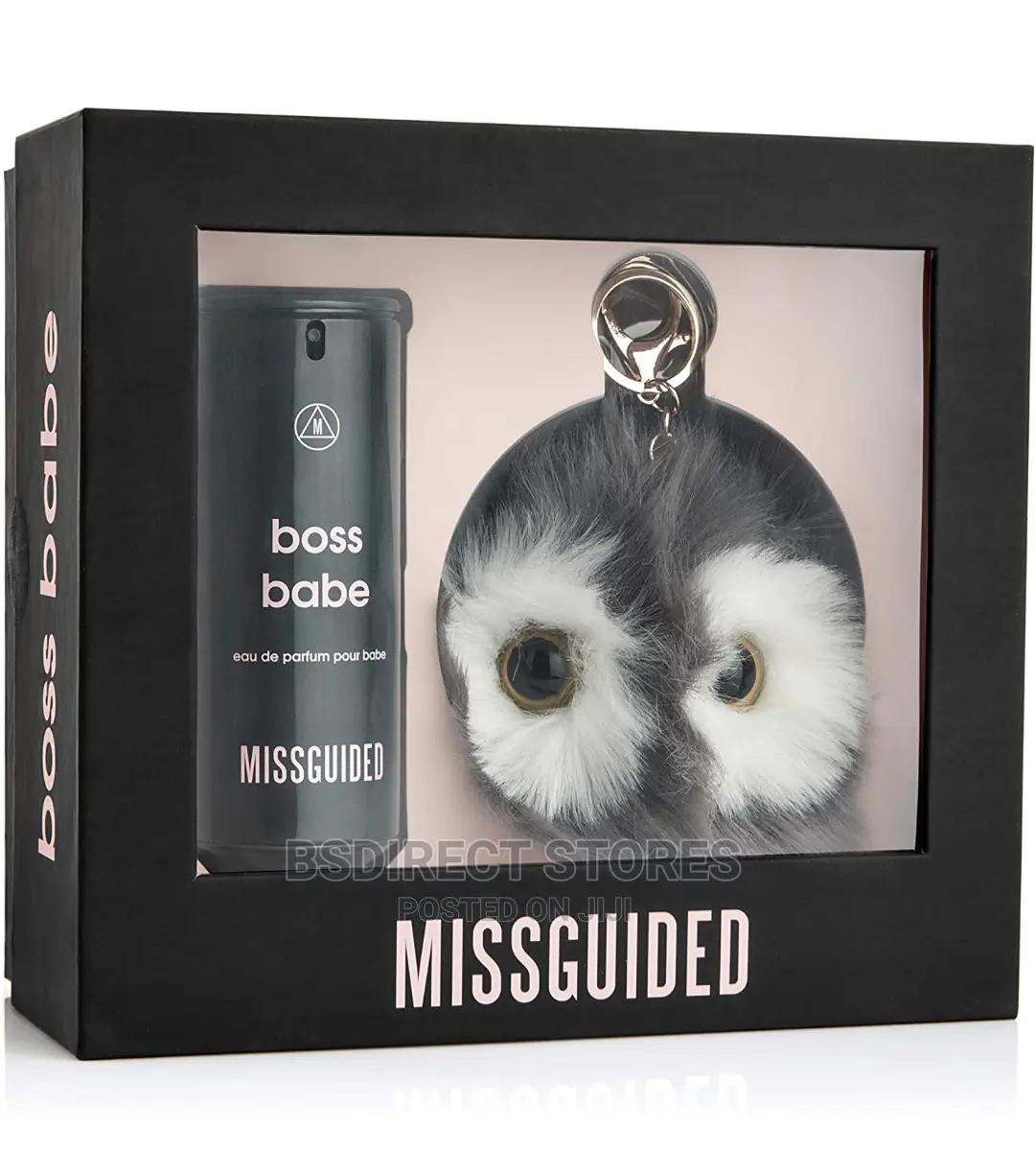 Missguided Boss Babe 2 Piece Set EDP Spray, Pom Pom Keyring