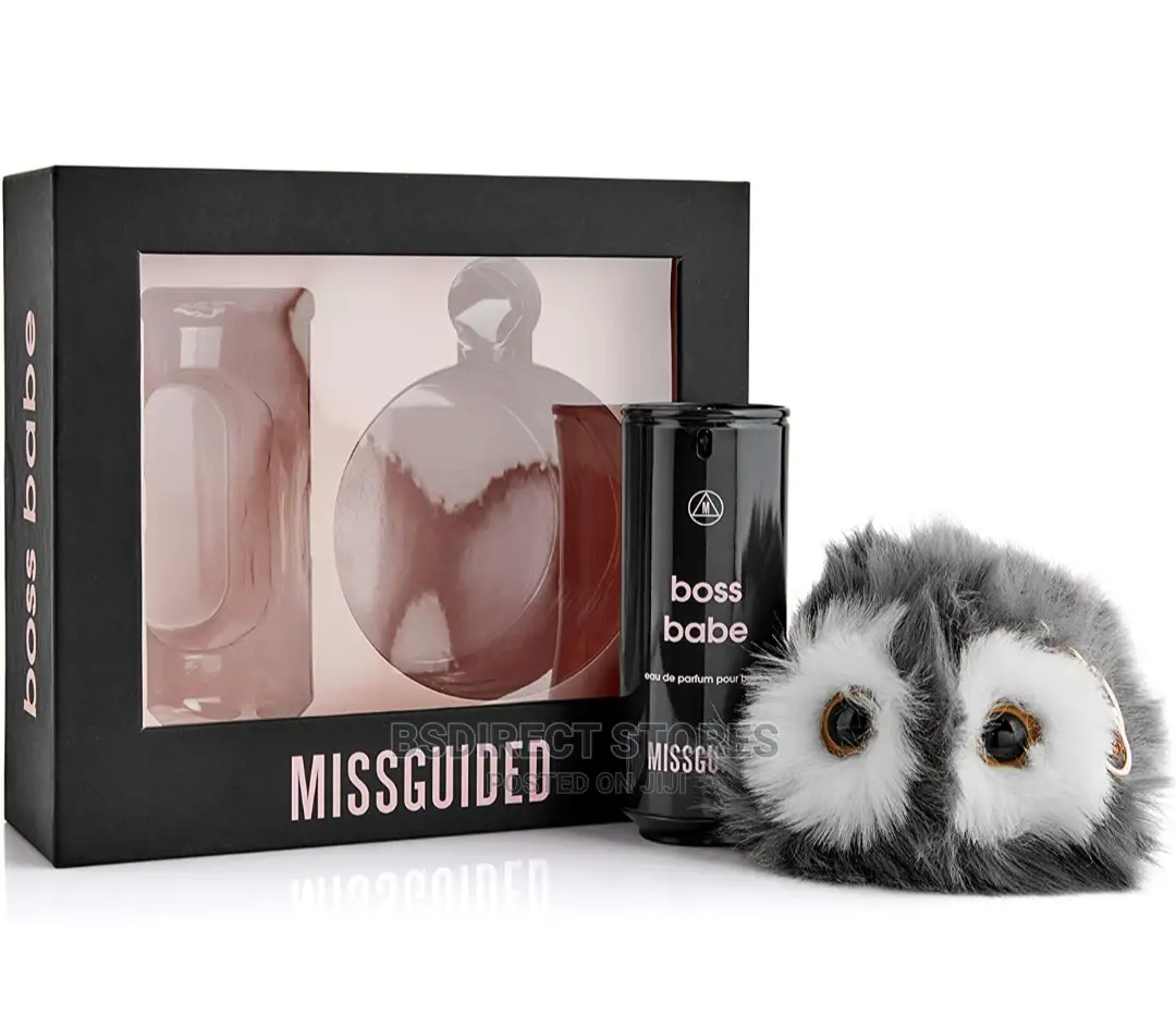 Missguided Boss Babe 2 Piece Set EDP Spray, Pom Pom Keyring