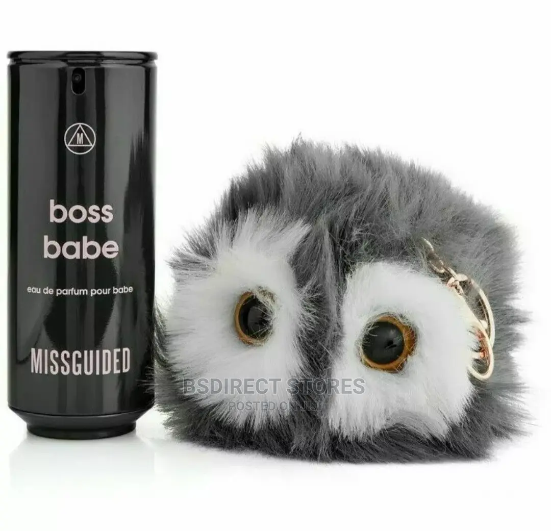 Missguided Boss Babe 2 Piece Set EDP Spray, Pom Pom Keyring