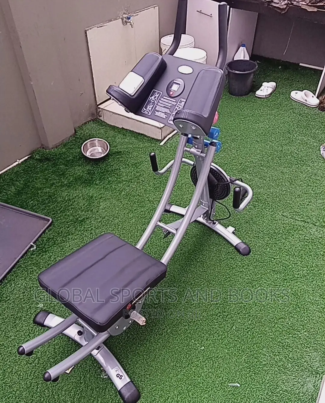 Ab Coaster With Waist Twister And Dumbbells