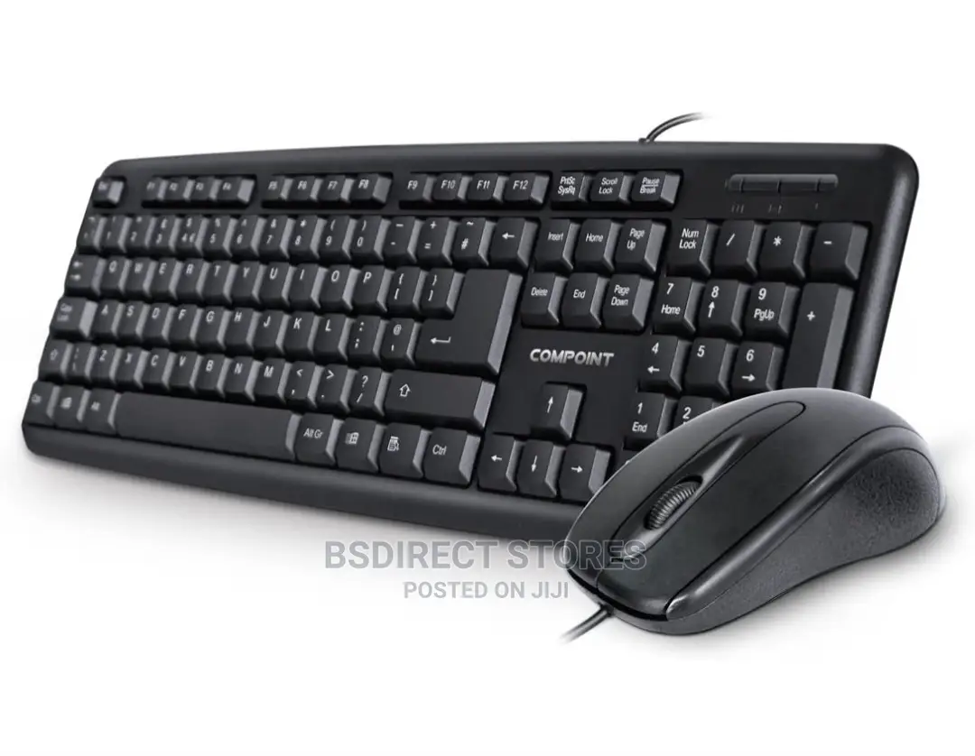 LMS Data Multimedia Wired USB Full Size Keyboard and Mouse