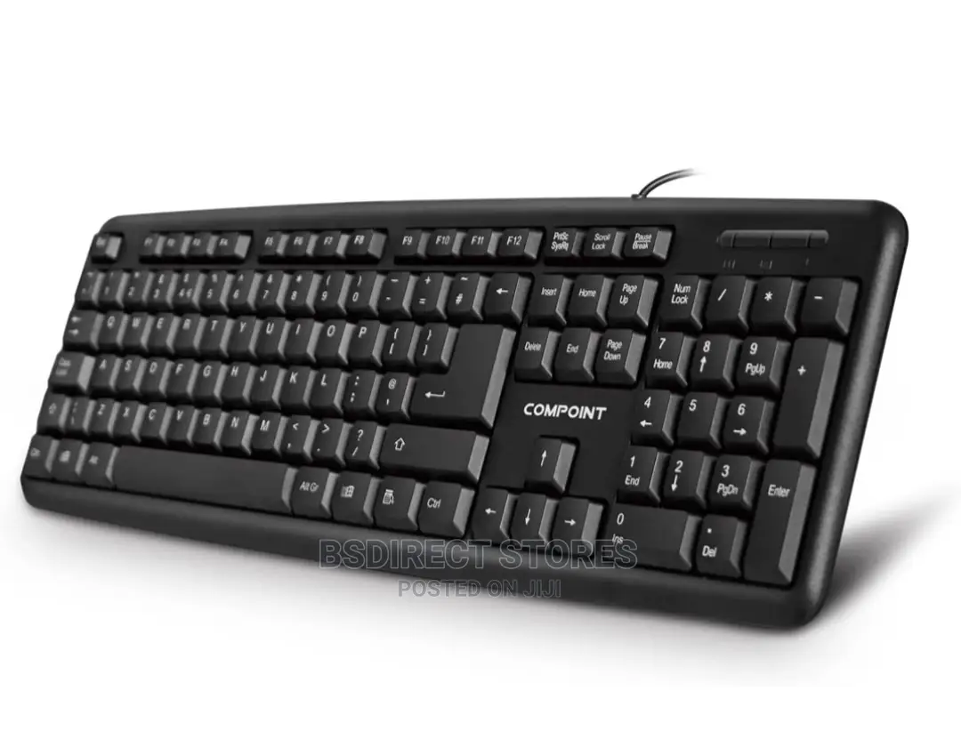 LMS Data Multimedia Wired USB Full Size Keyboard and Mouse