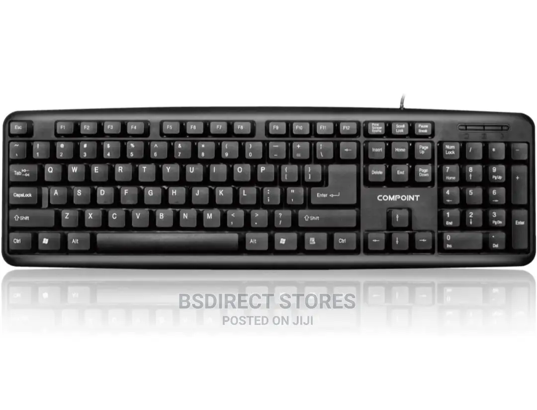 LMS Data Multimedia Wired USB Full Size Keyboard and Mouse
