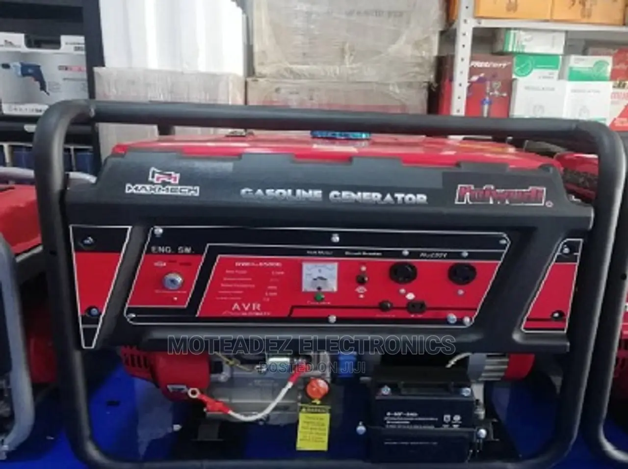 Maxmech 3.5kva 100% Copper Manual Start Generator (Rwd5200)