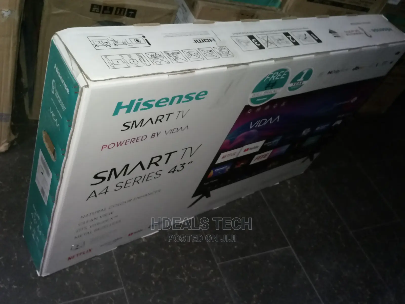 Original Hisense 43" Android Smart TV, 43B5100H.