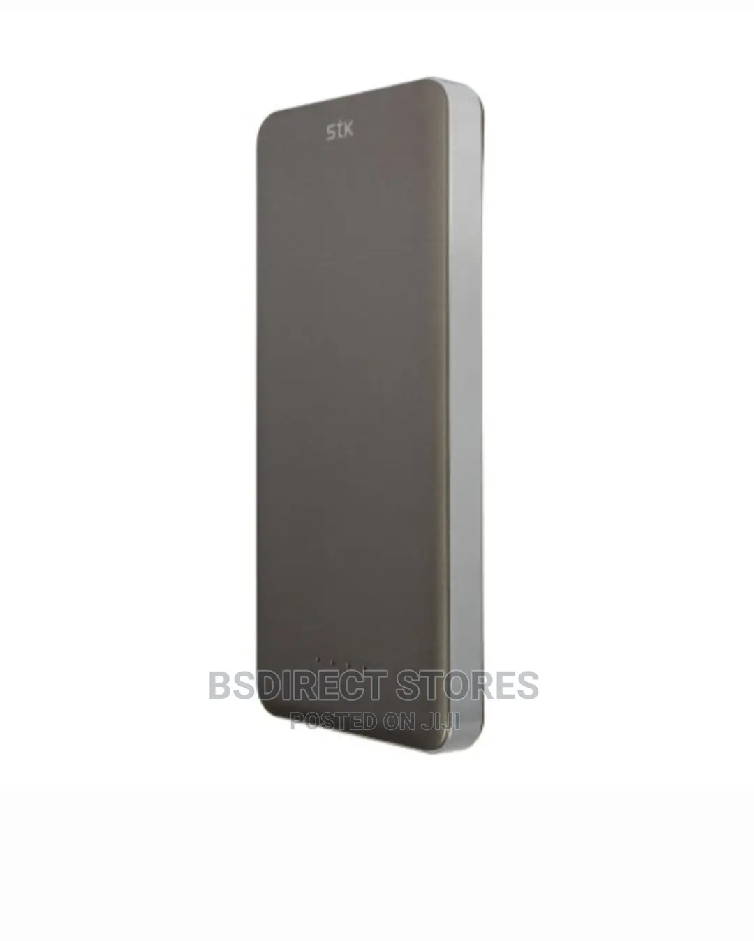 STK Universal Power Bank Dual USB 12000mah - Cool Grey