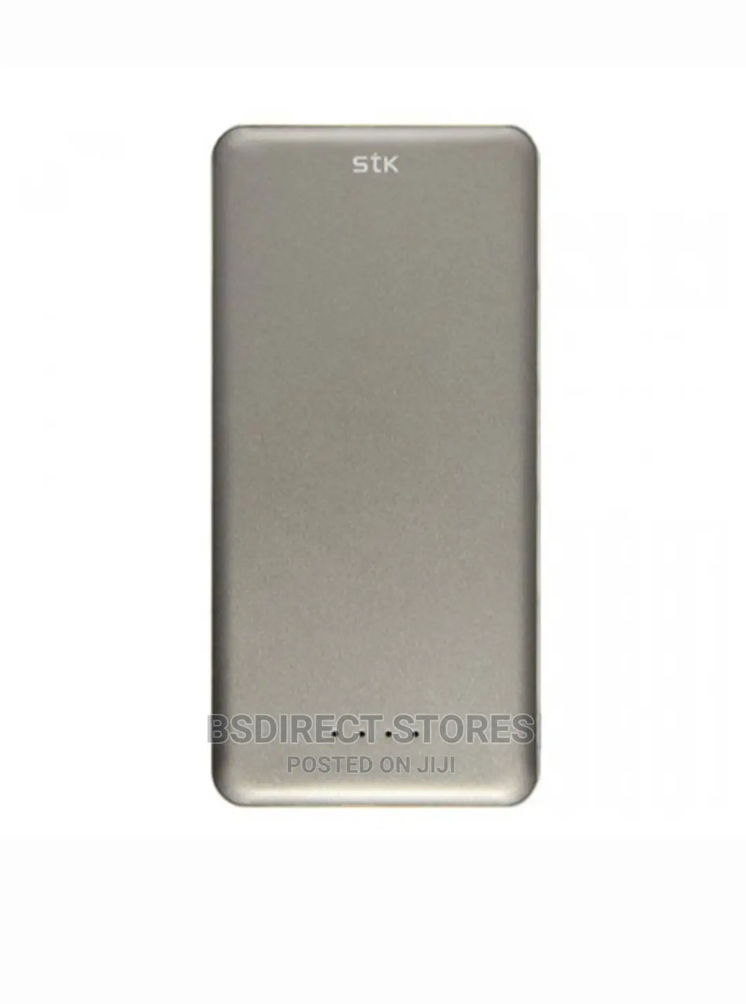 STK Universal Power Bank Dual USB 12000mah - Cool Grey