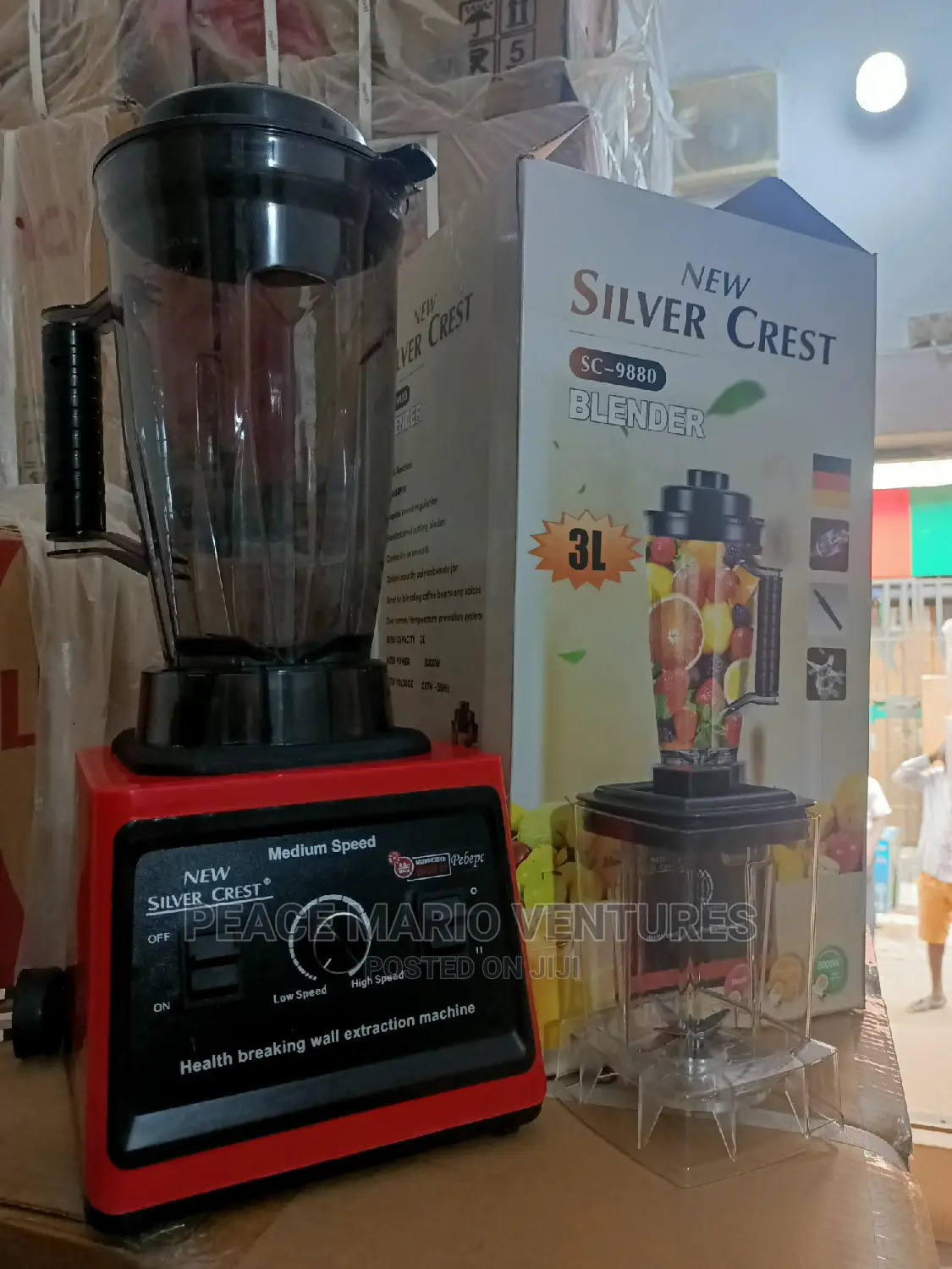 New Silver Crest Quality Blender 3L With 12momths Warranty