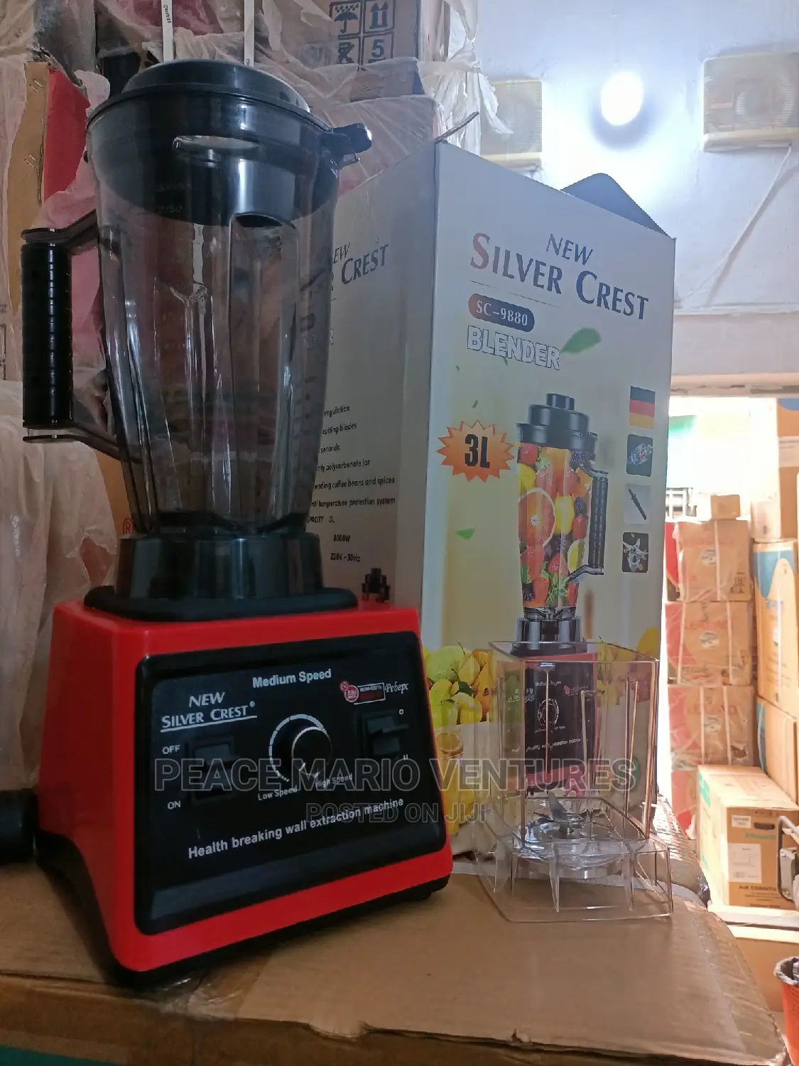 New Silver Crest Quality Blender 3L With 12momths Warranty