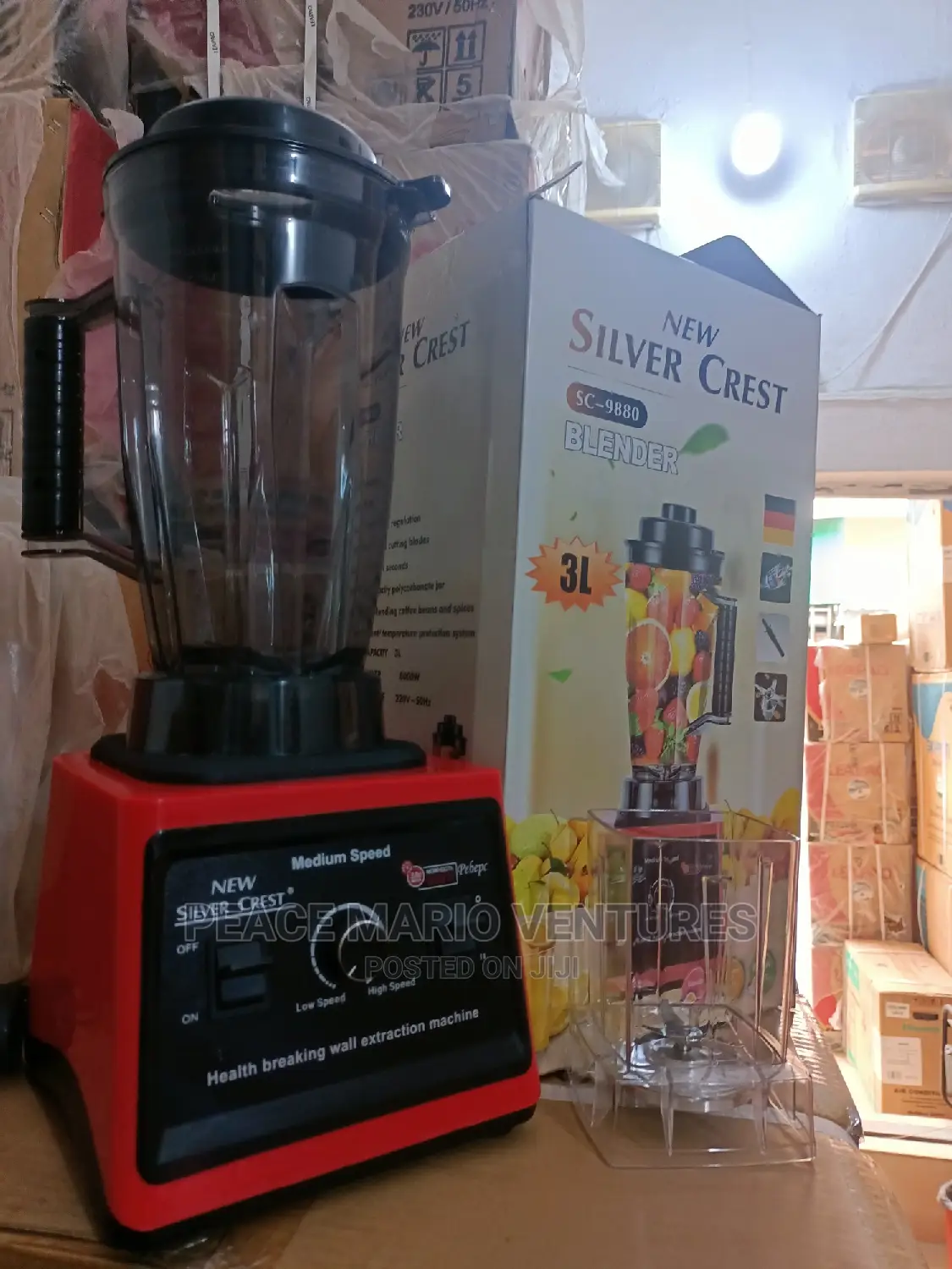 New Silver Crest Quality Blender 3L With 12momths Warranty