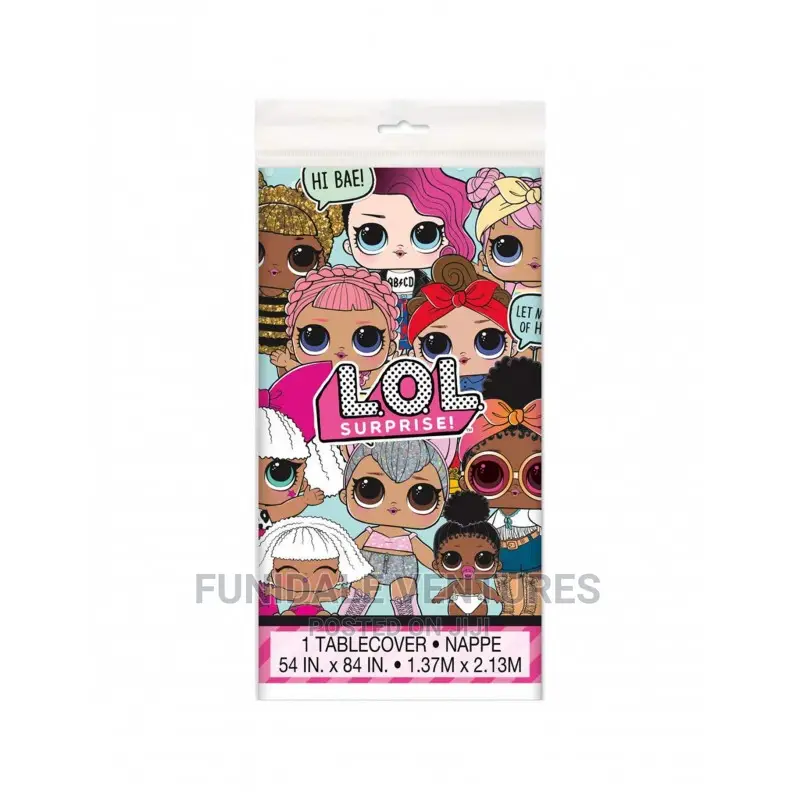 L.O.L Surprise Plastic Table Cover