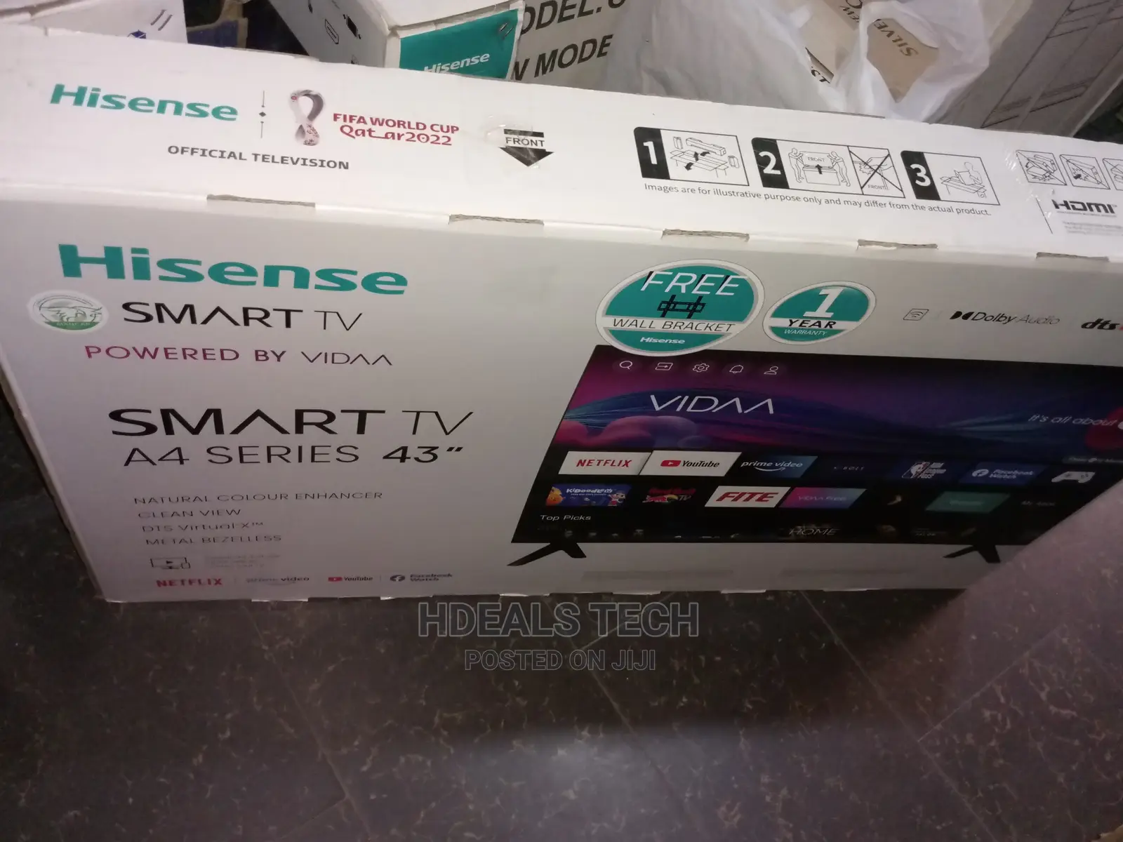 Quality 43" Hisense Smart TV, 43B5100H.