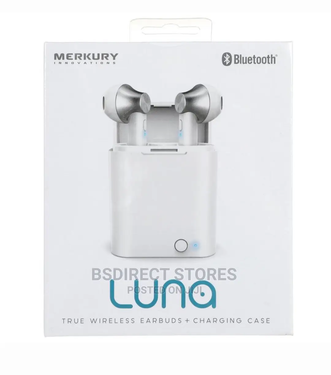 Merkury Innovations Luna True Wireless Earbuds Charging Case