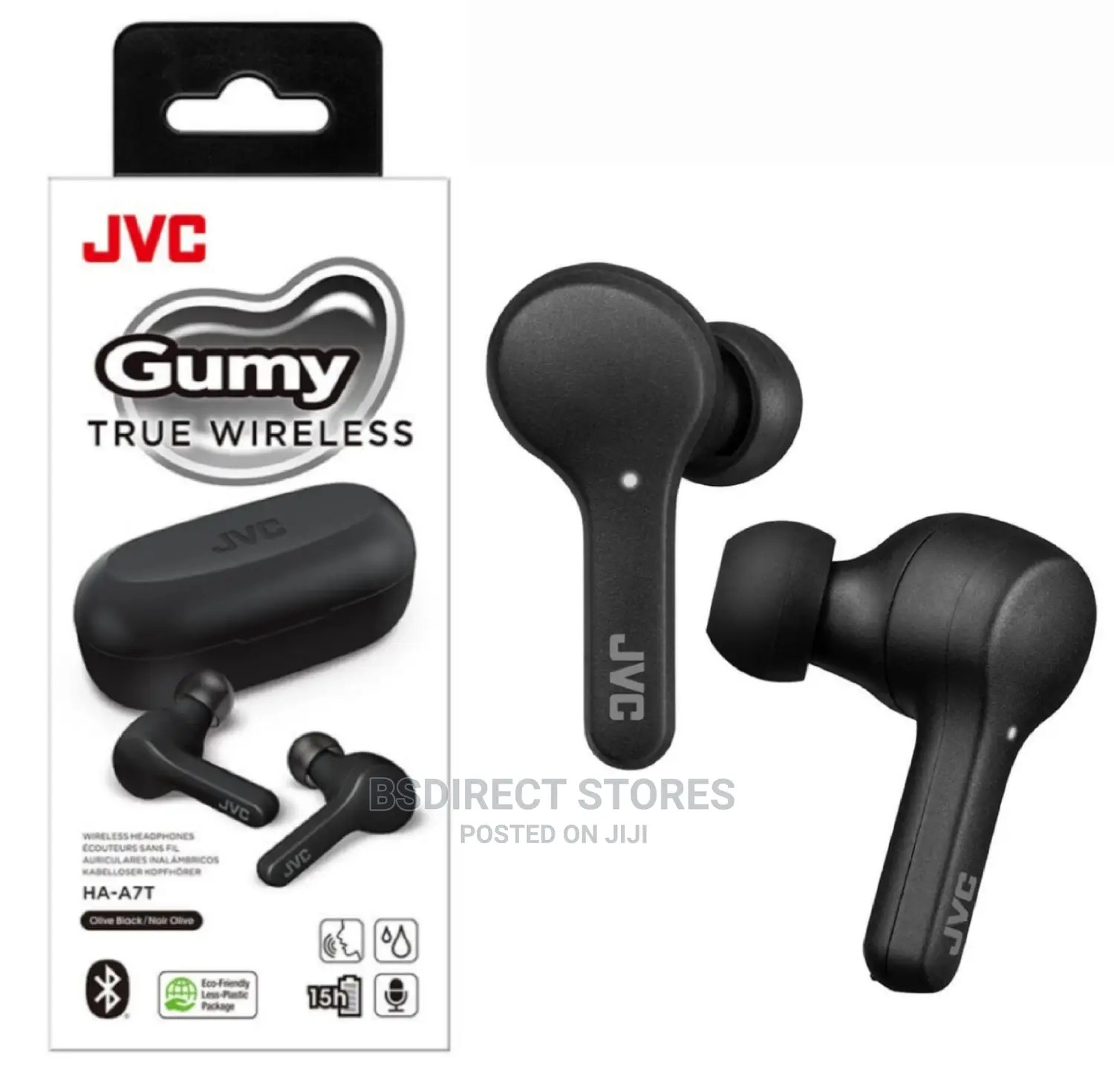 JVC Headphone In-Ear True Wireless Bluetooth Gumy HA-A7T