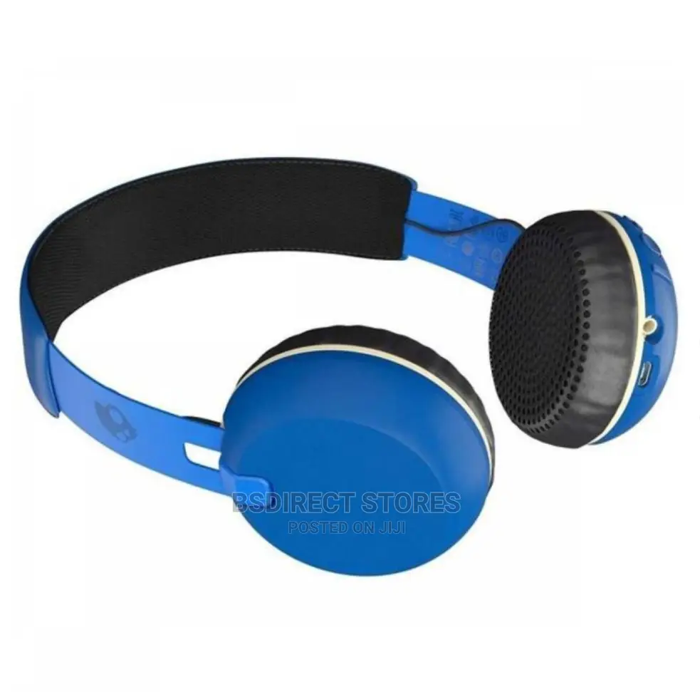 Skullcandy Grind on-Ear Headphones With Built-in Mic, Blue