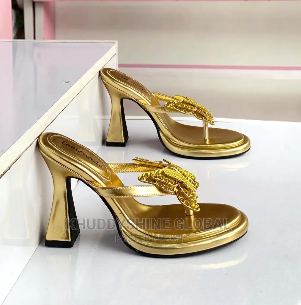 Butter Fly Woman Heel Shoes