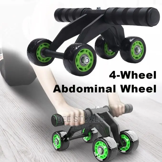 4 Wheel Roller ABS Wheel/Wheel Abdominal Exercise Roller