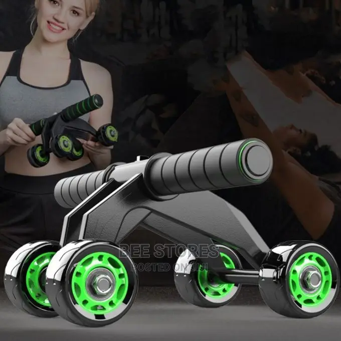 4 Wheel Roller ABS Wheel/Wheel Abdominal Exercise Roller