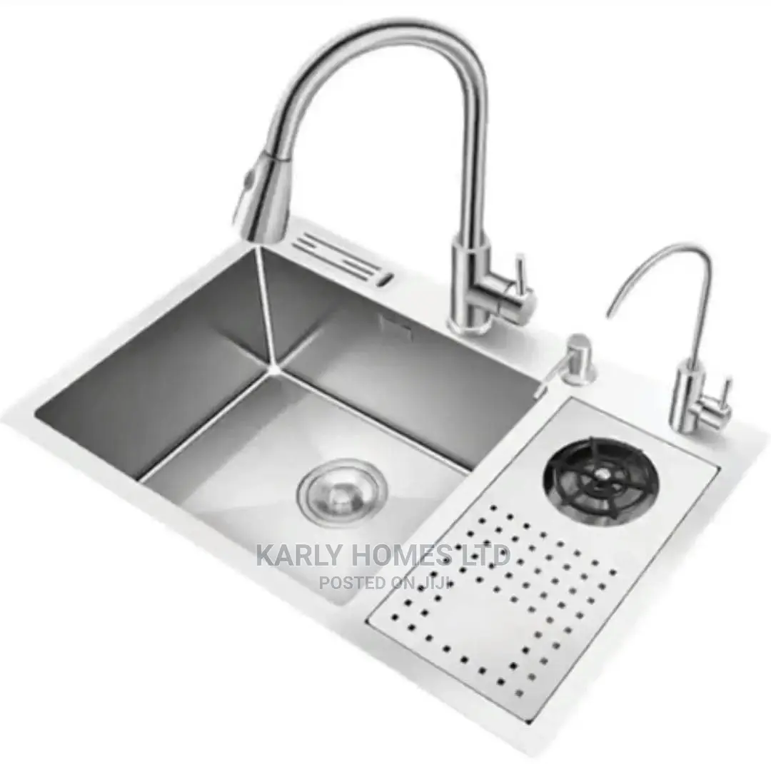 Kitchen Sink With Cup Rinse