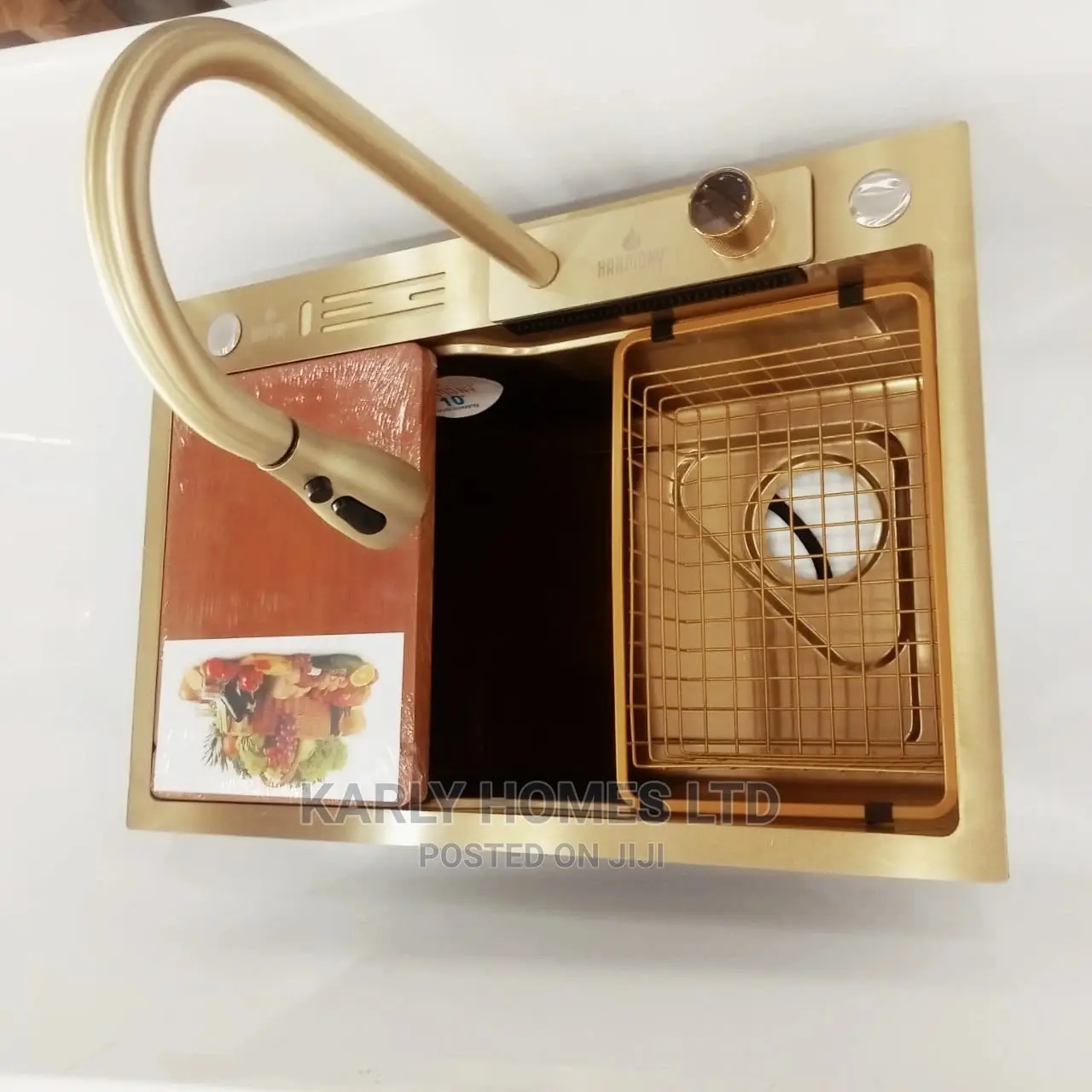 England Handmade Gold Kitchen Sink