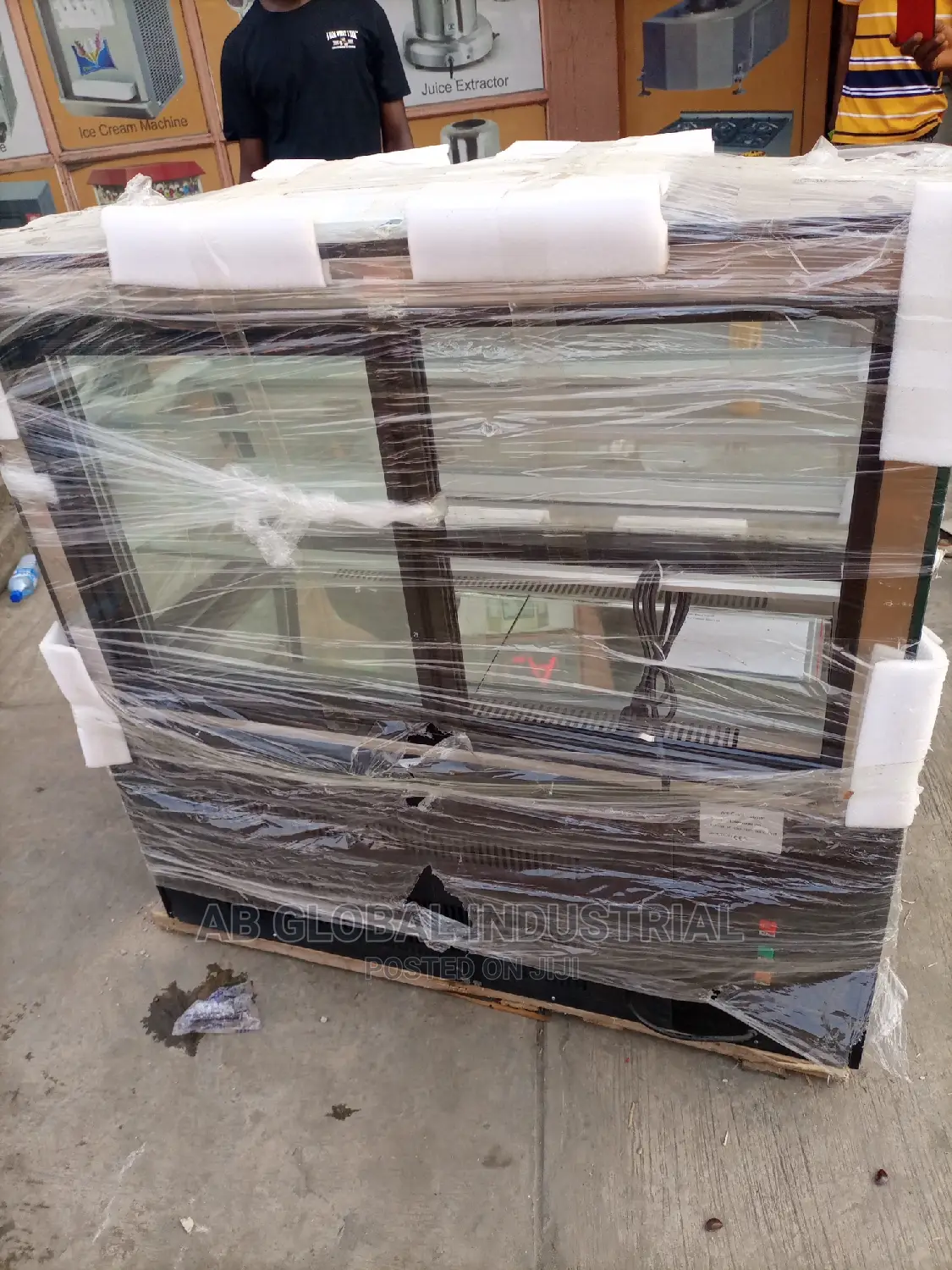 Standing Cake Display 4ft Marble( Cake Chiller)