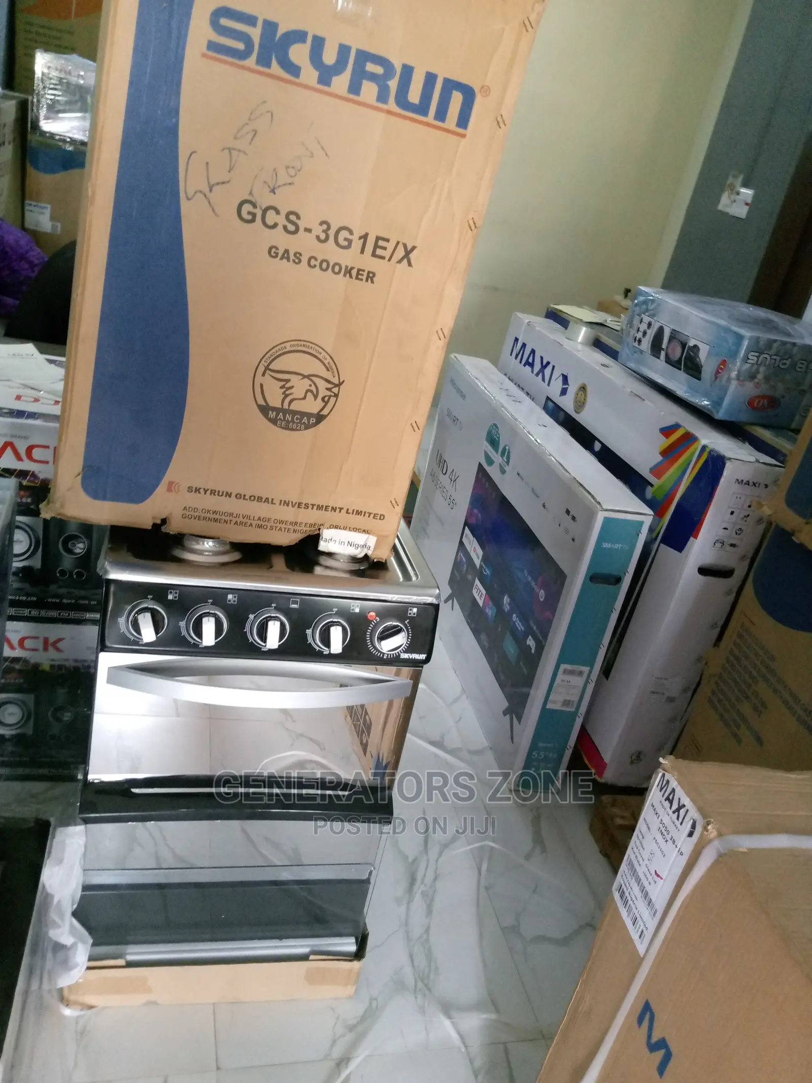 Skyrun 4 Burner Cooker + 60L Oven