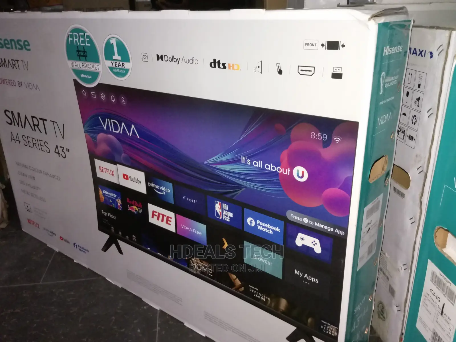 New 43" Hisense Smart TV, 43B5100H.