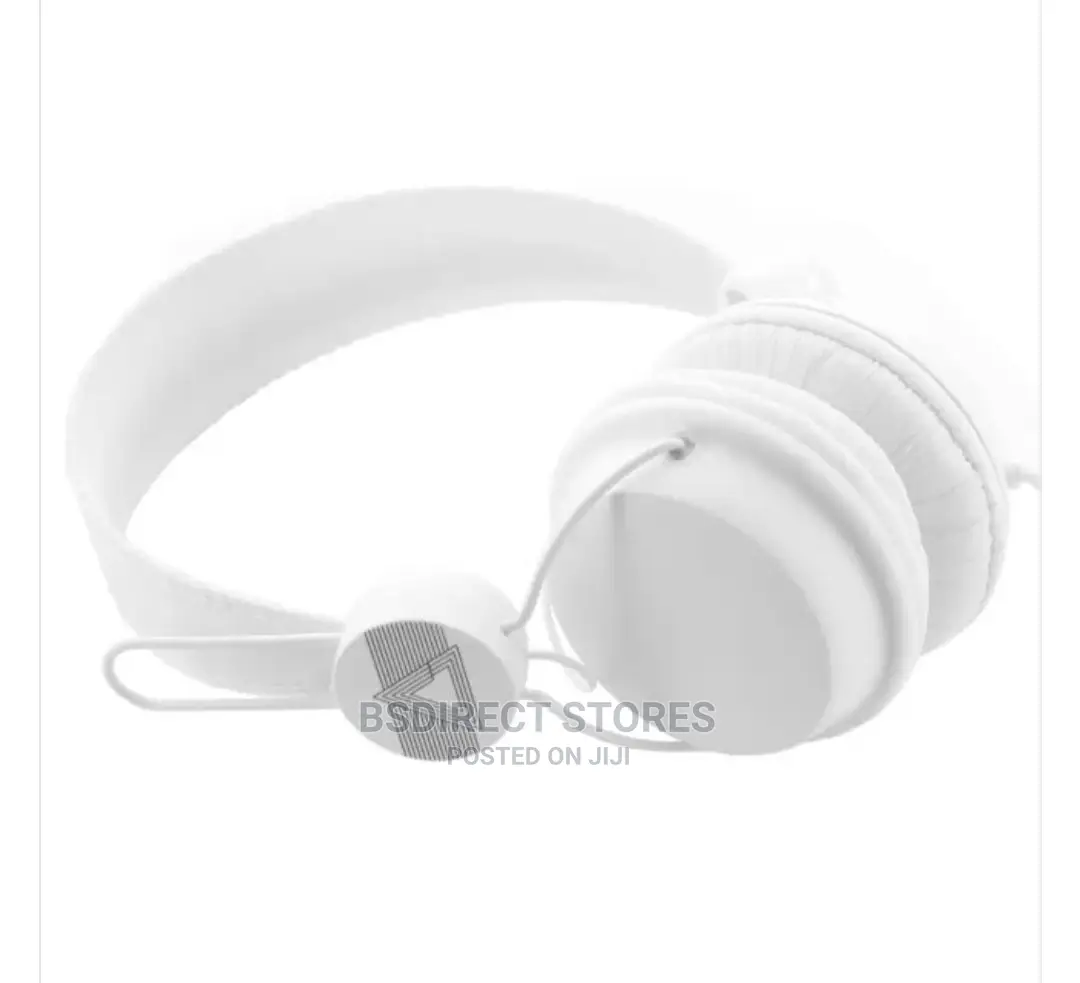 Coloud Colors White Headphones on-Ear. Inline Mic Remote