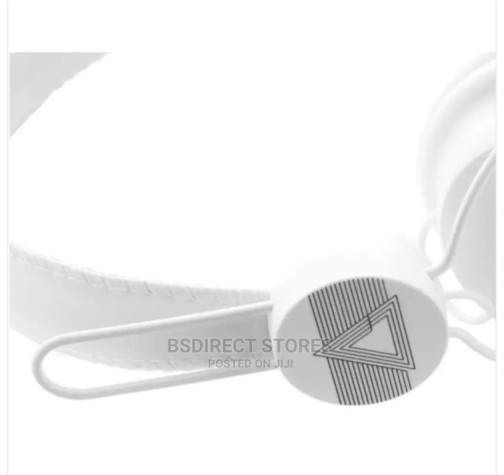 Coloud Colors White Headphones on-Ear. Inline Mic Remote