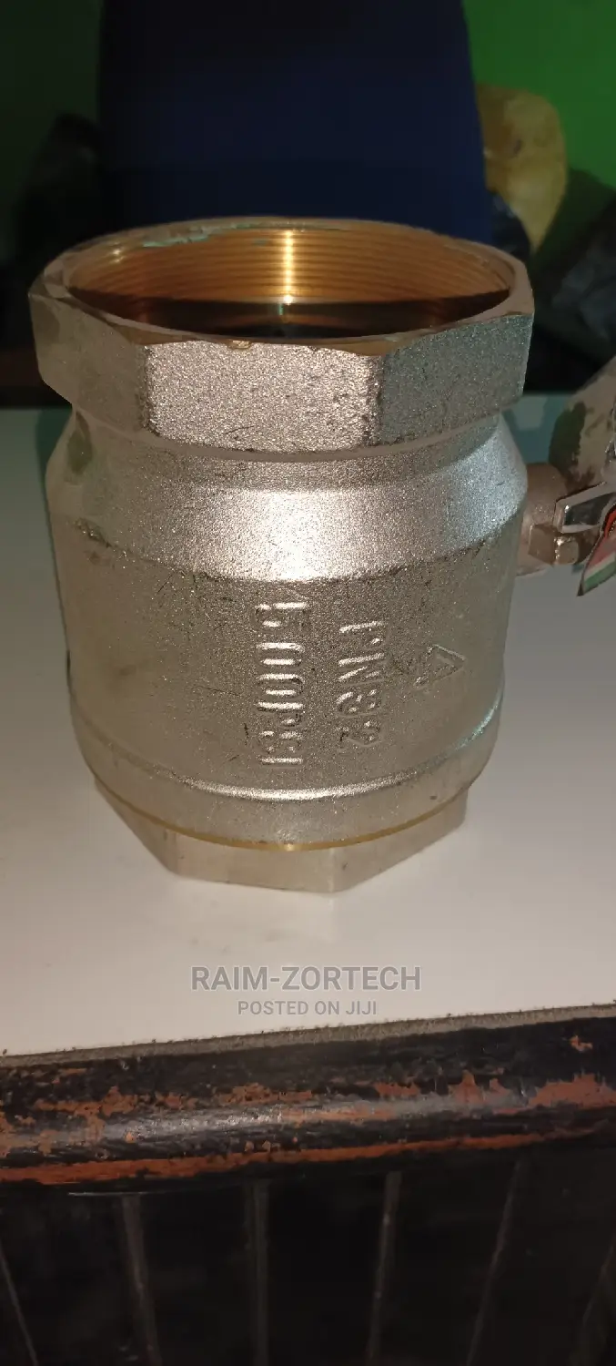 4" Brass, Chrome Pleated Ball Valve