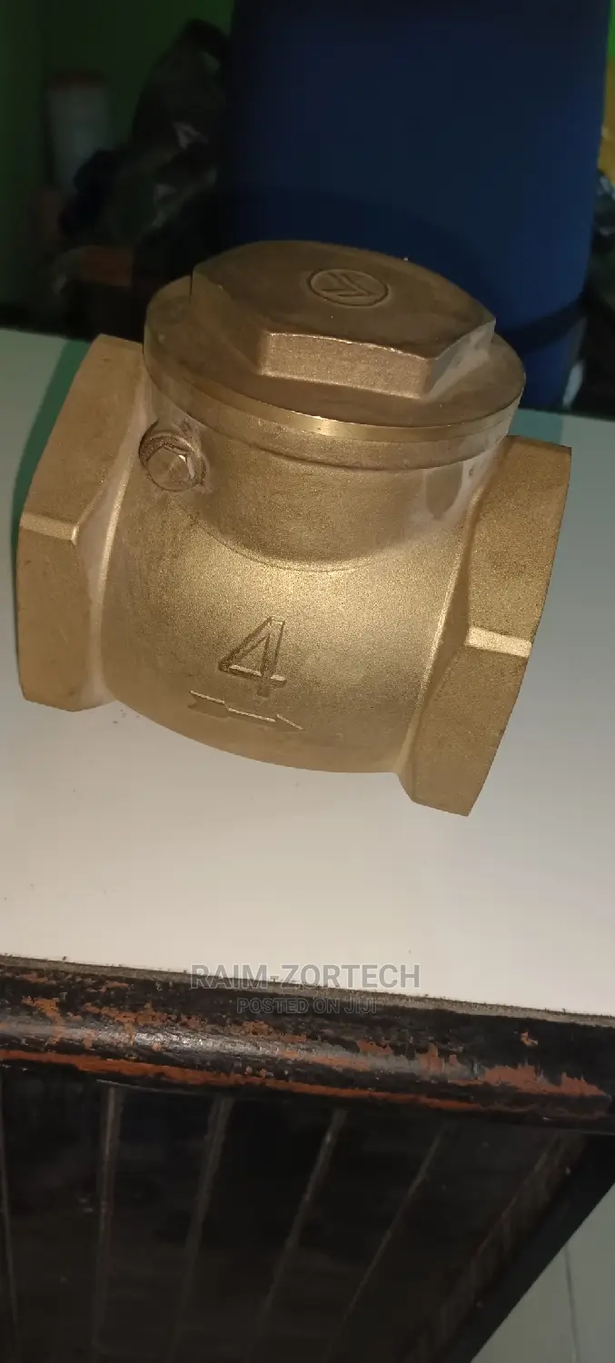 4" Brass Heavy Gauge Non-Return Valve, for High Pressure.