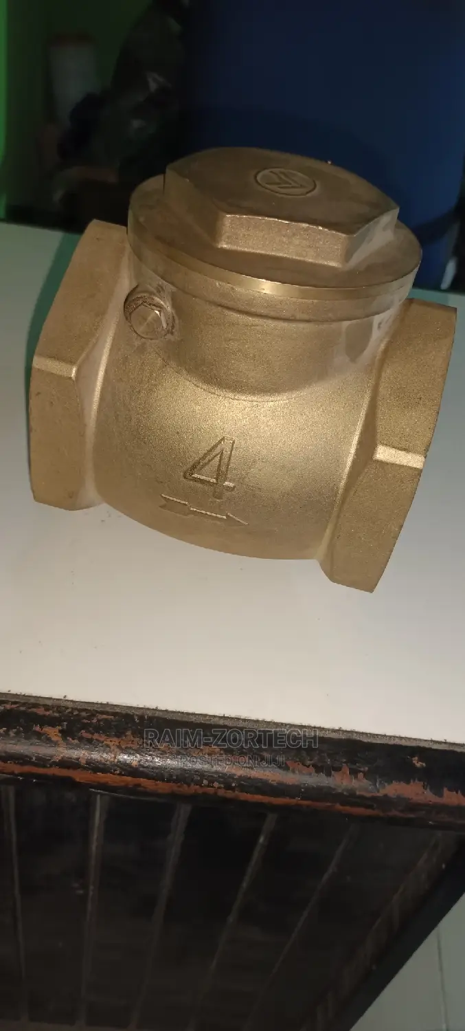 4" Brass Heavy Gauge Non-Return Valve, for High Pressure.
