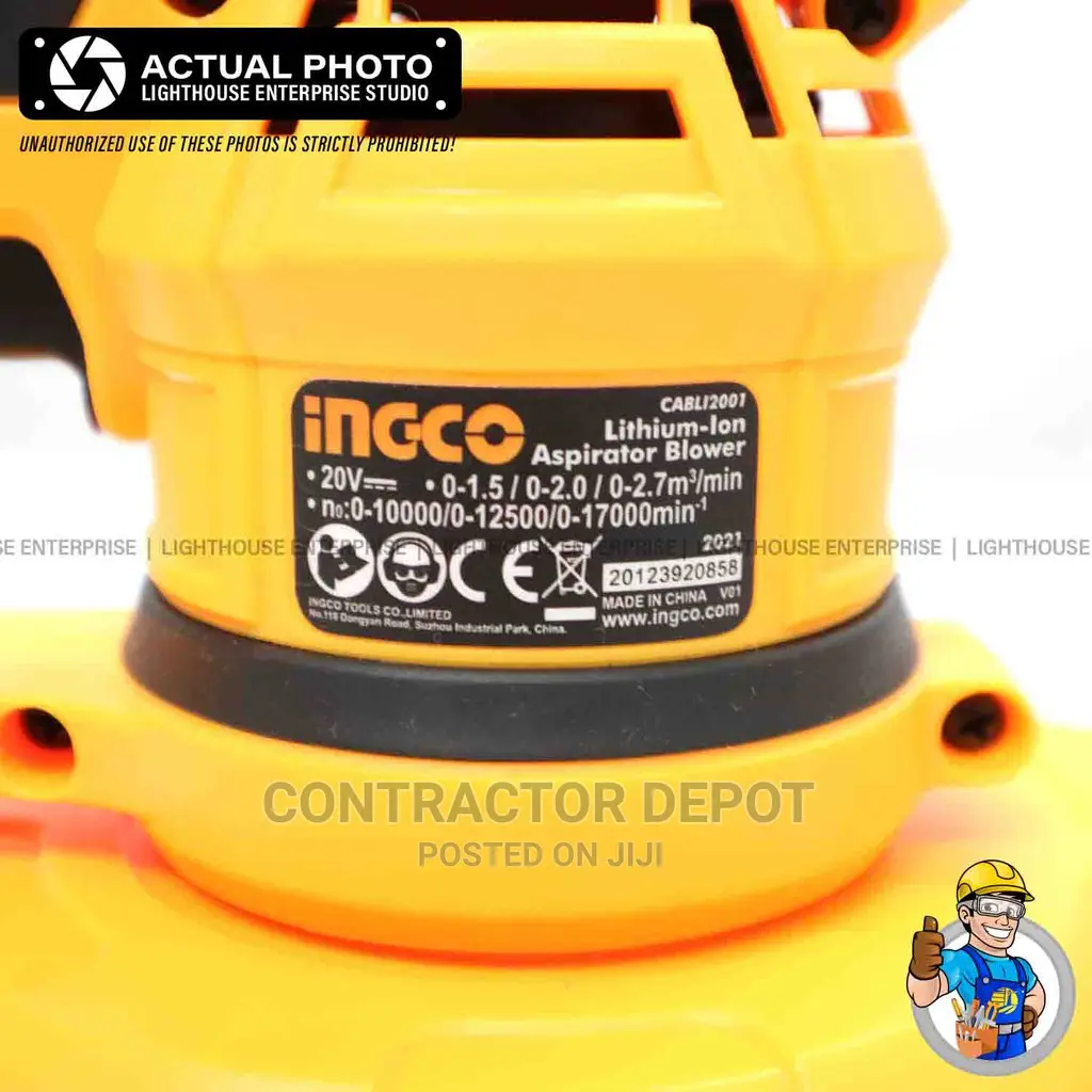INGCO P20S Power Tools 20V Lithium-Ion Aspirator Blower CABL