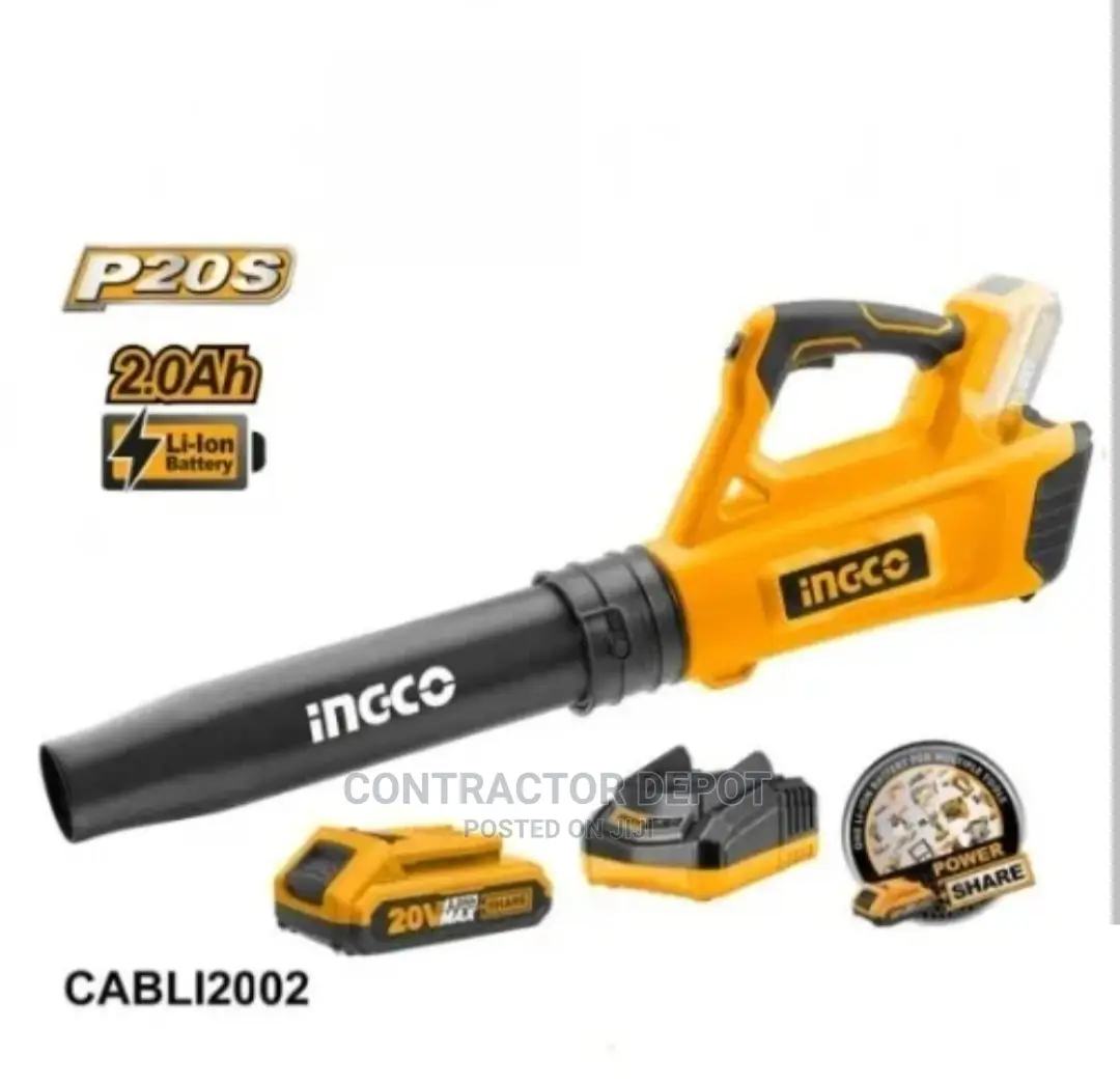Ingco CABLI2002 20V Lithium-Ion Cordless Blower P20S POWER