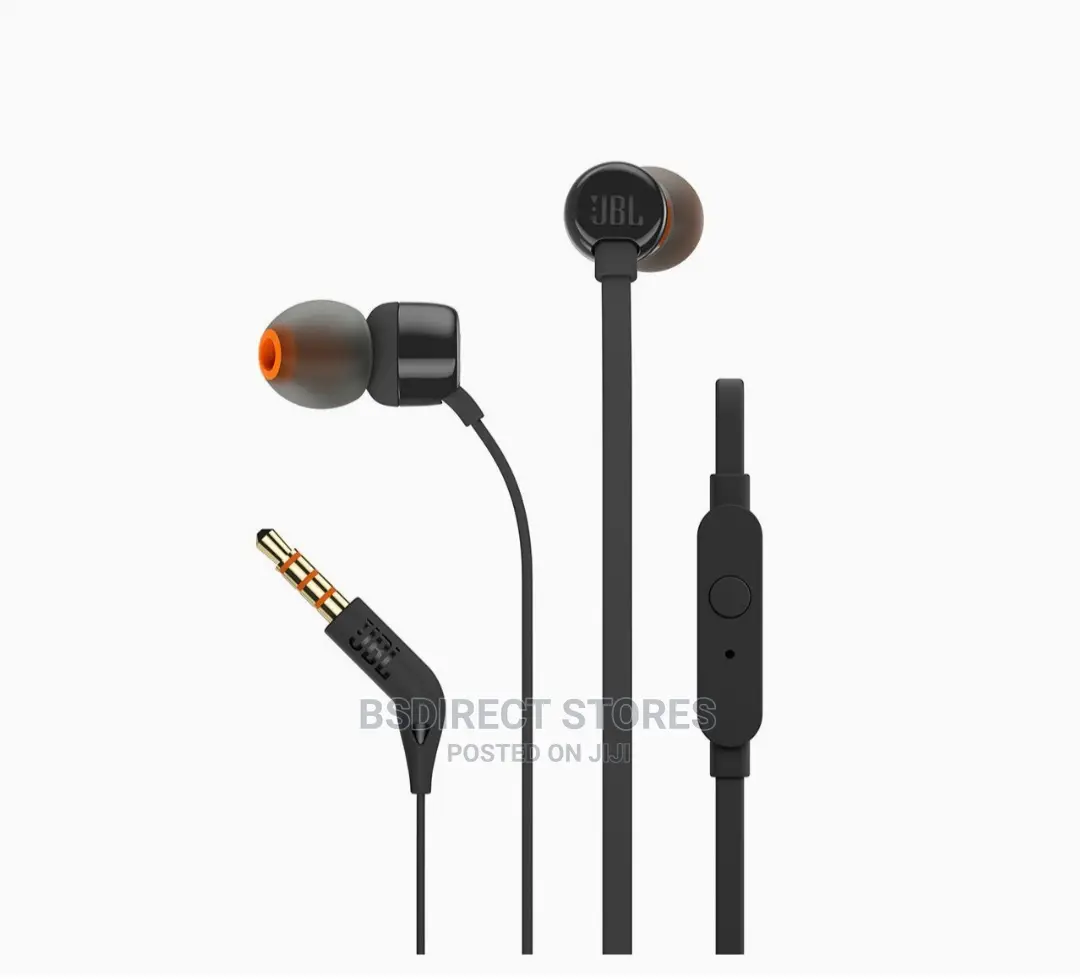 JBL TUNE 110 in-Ear Earphones With Mic Stereo Music Bass