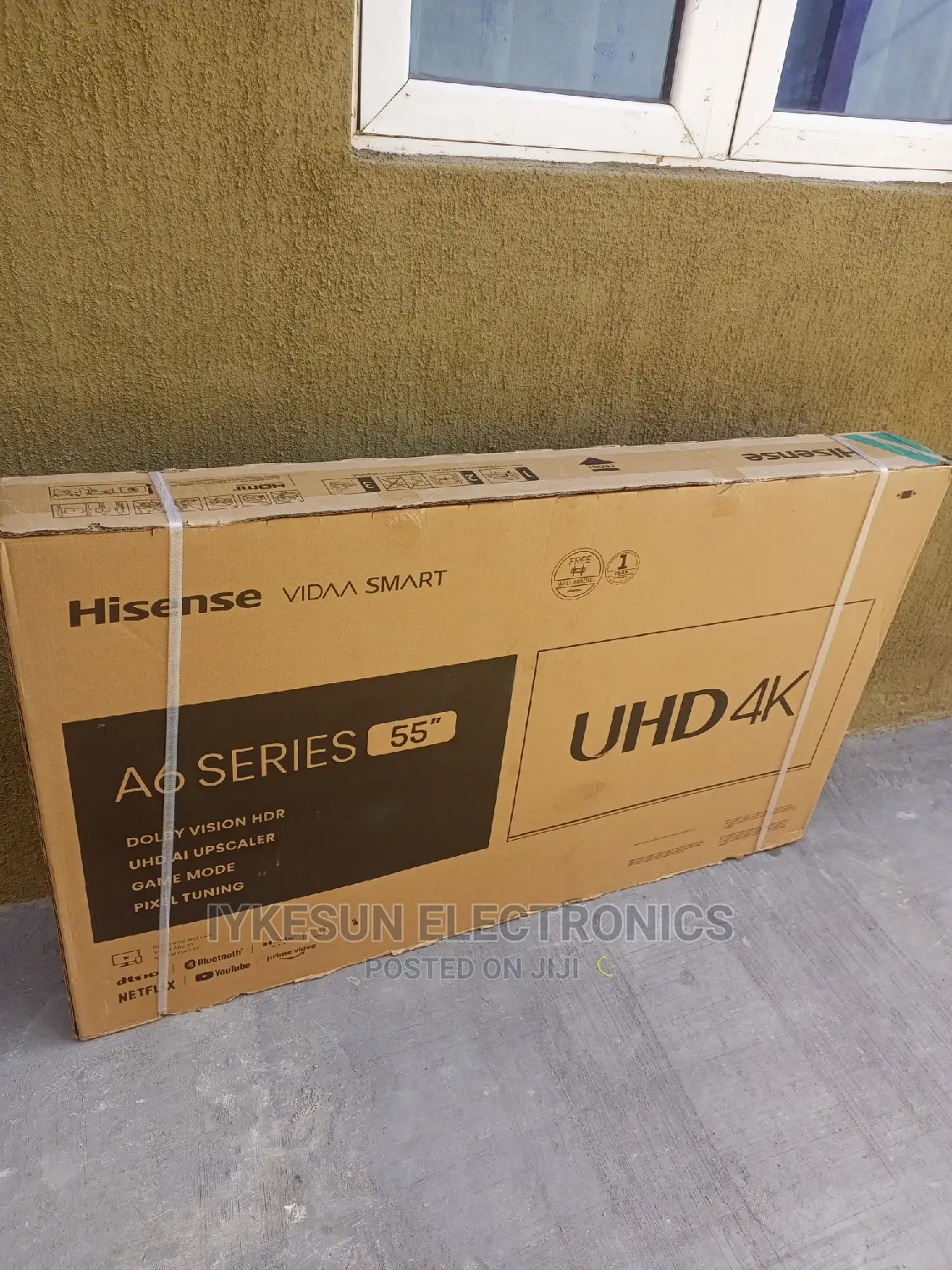 Original Hisense TV 55" LED 4KUHD Smart Netflix Youtube