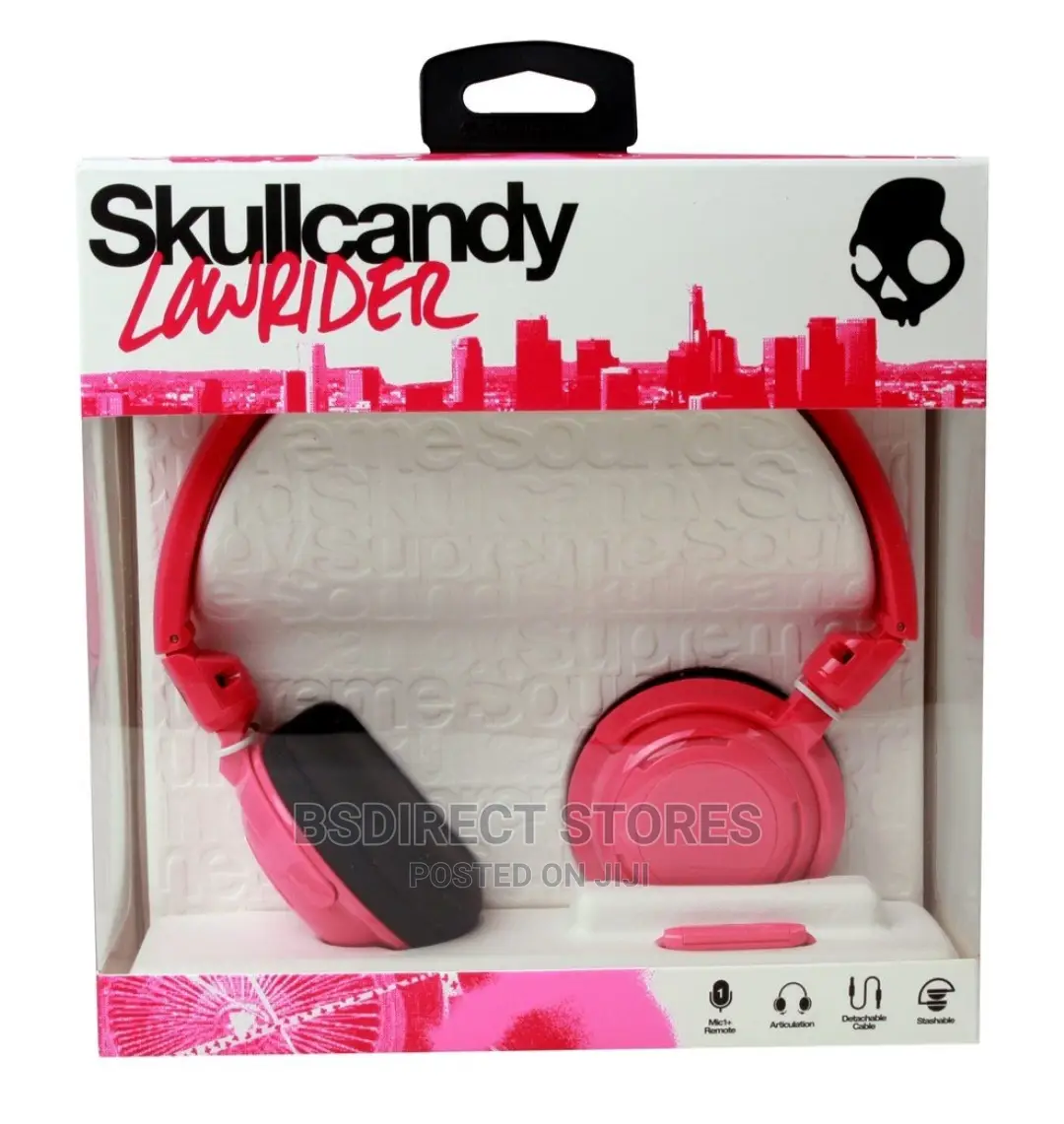SKULLCANDY UPROCK Headphones on-Ear Mic Remote Supreme Sound