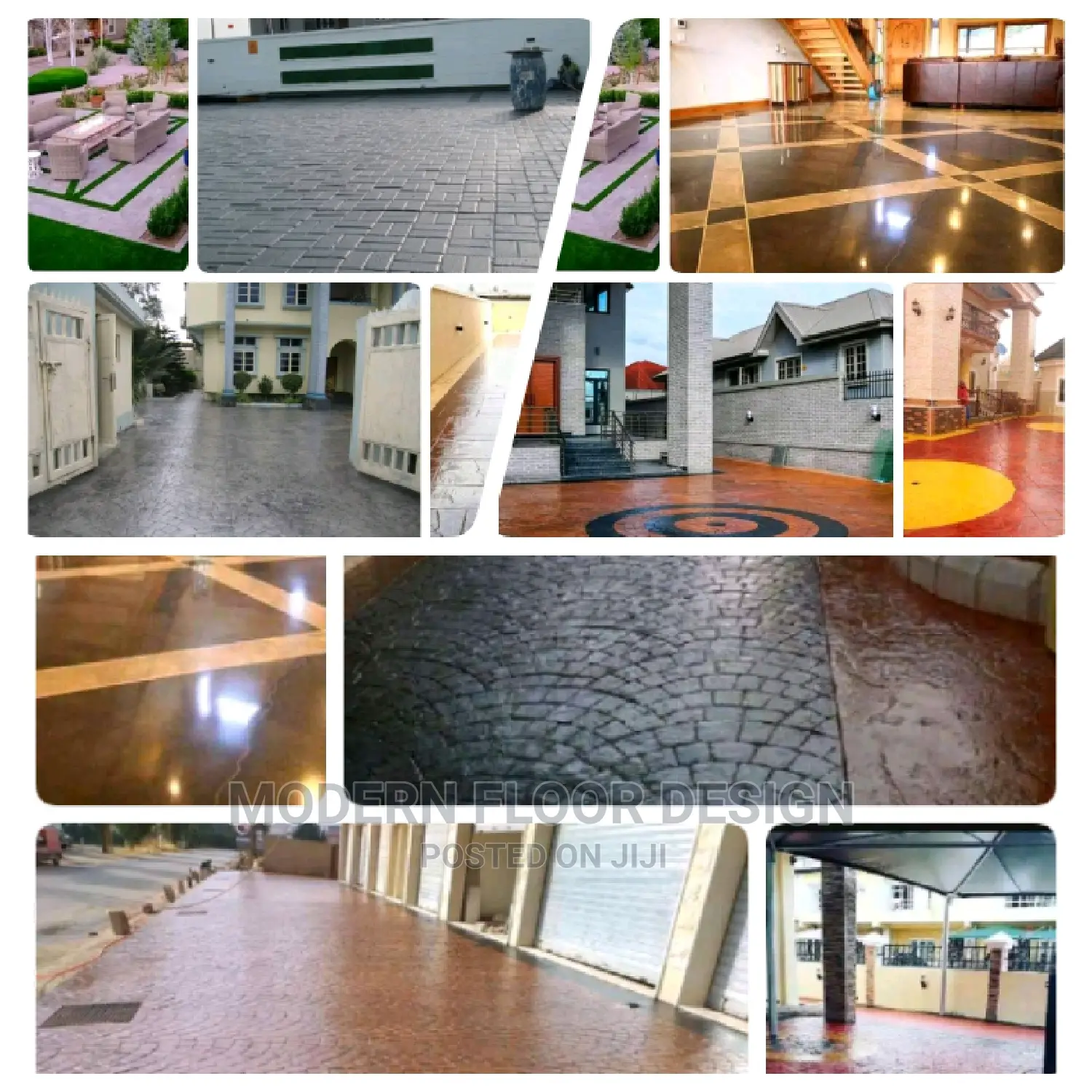 De City Stamps Floor