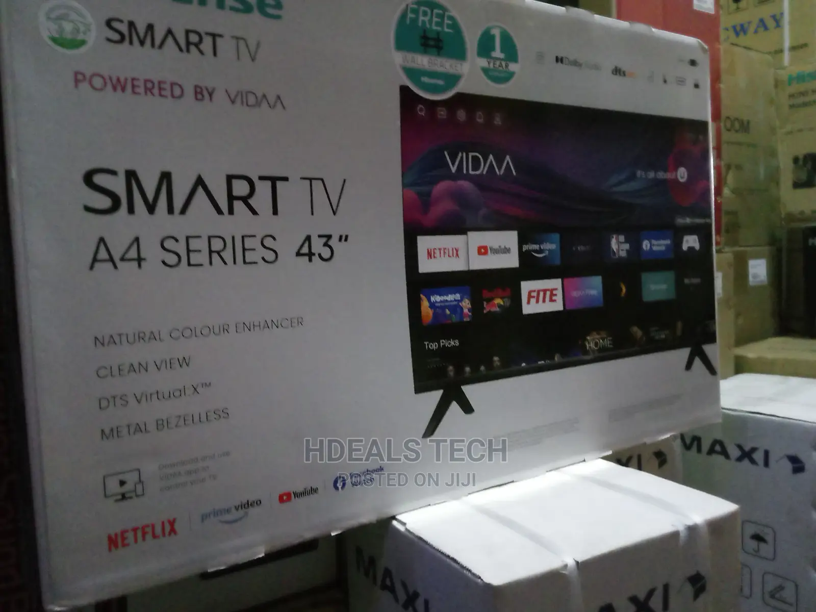 Best 43" Hisense Android Smart TV, A4 Series.