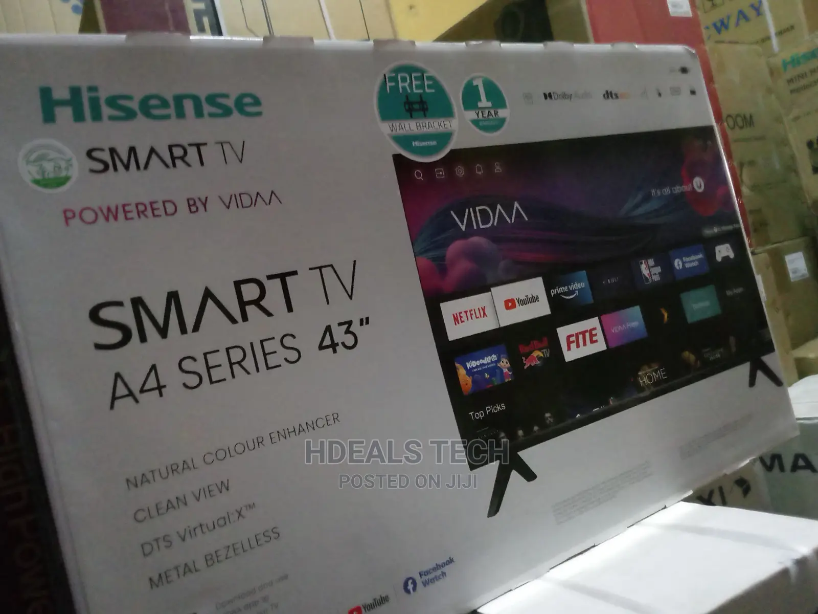 Best 43" Hisense Android Smart TV, A4 Series.