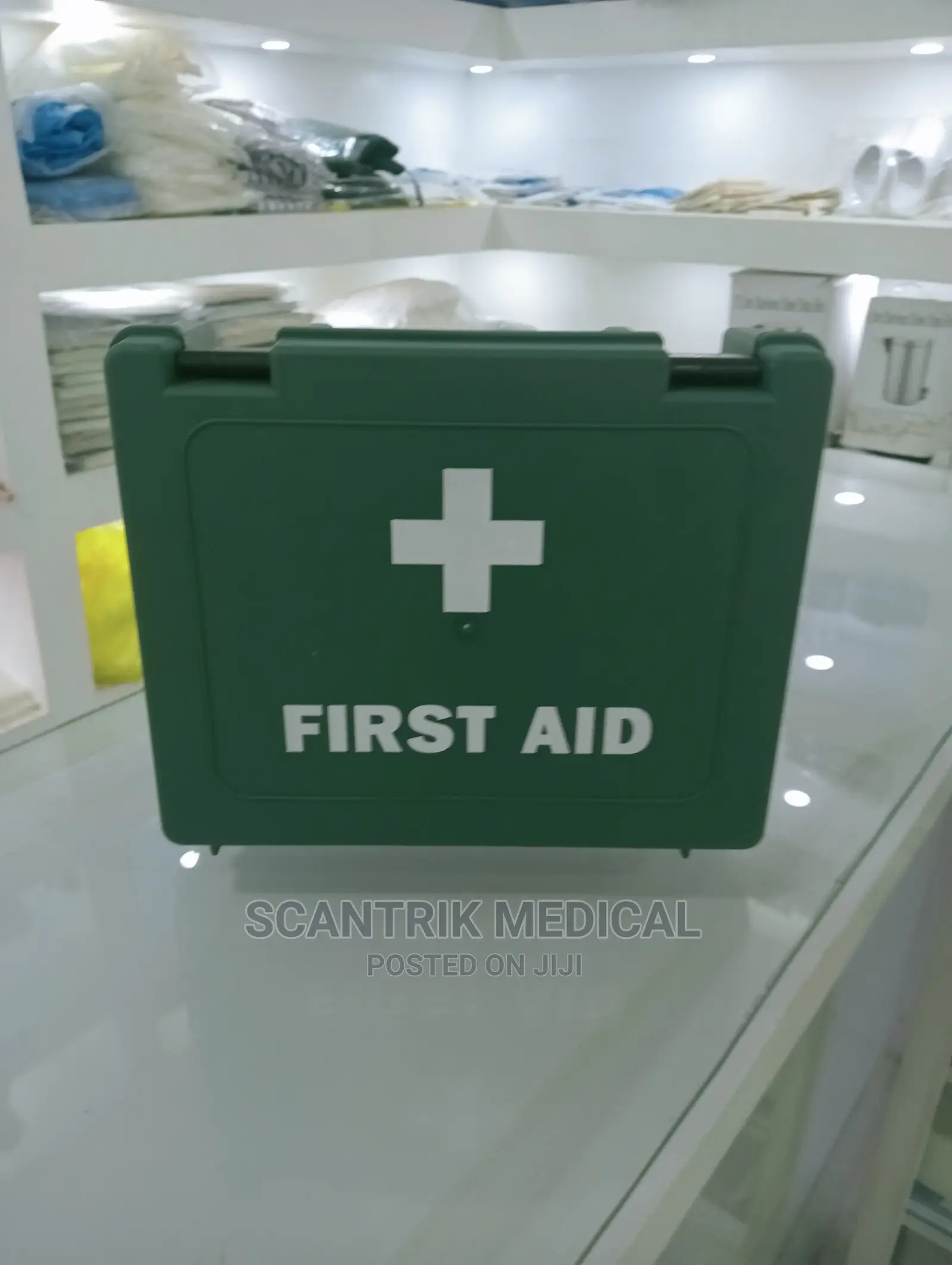 Empty First Aid Kit Storage Box - Green