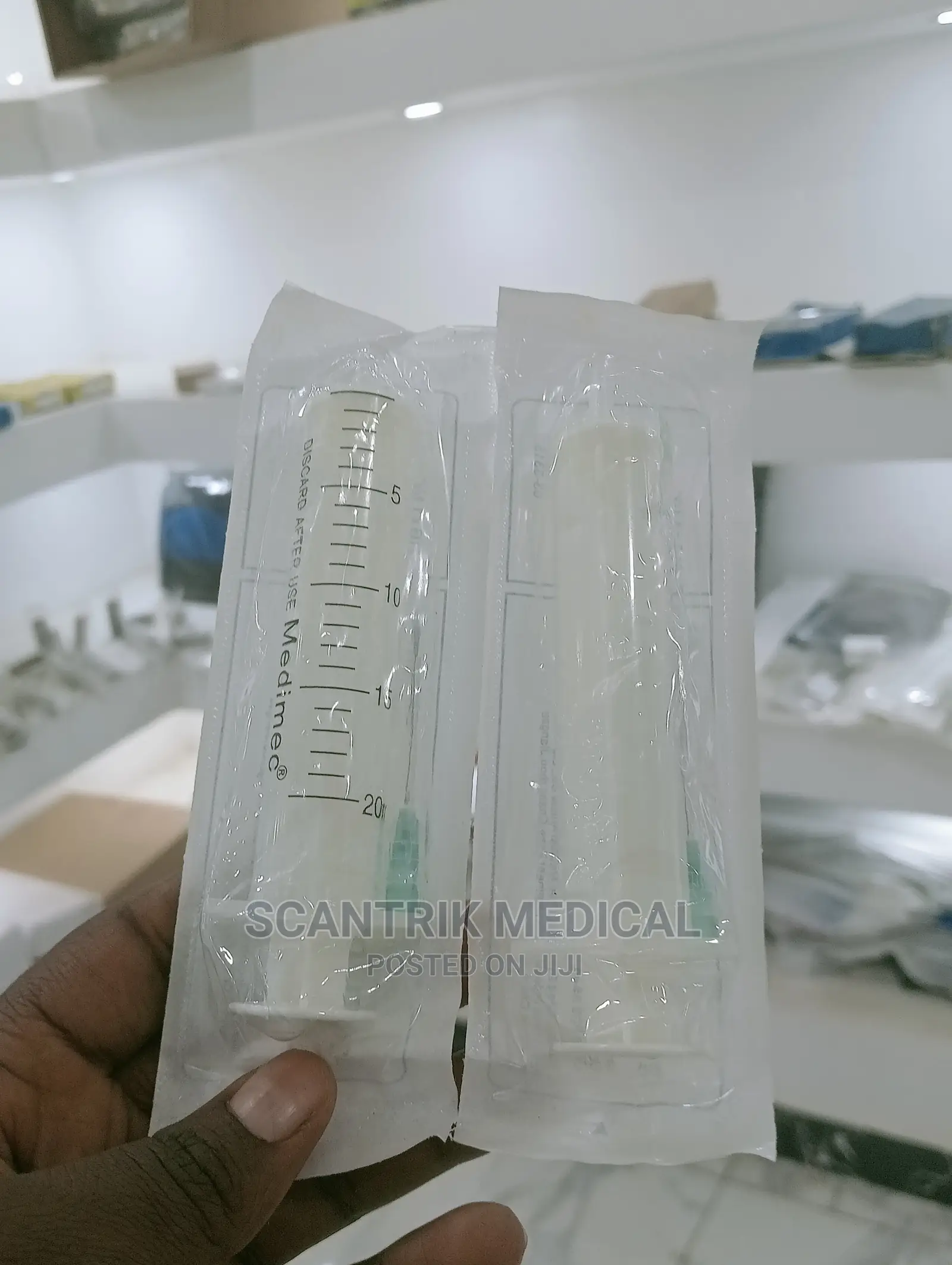 Plastic Luer Slip-Tip 20ml Disposable Syringe