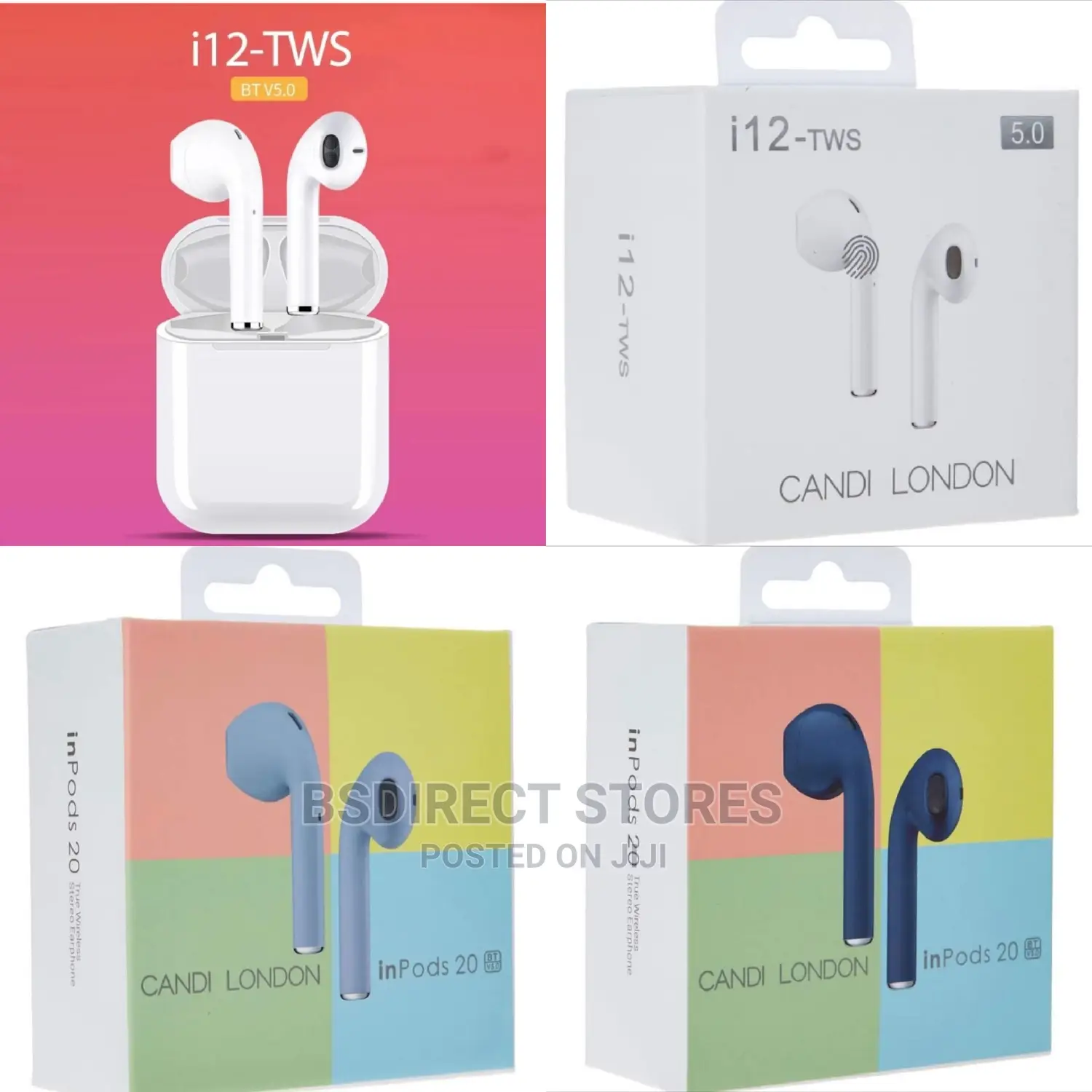 Candi London True Wireless Bluetooth Noise Cancelling Earbud