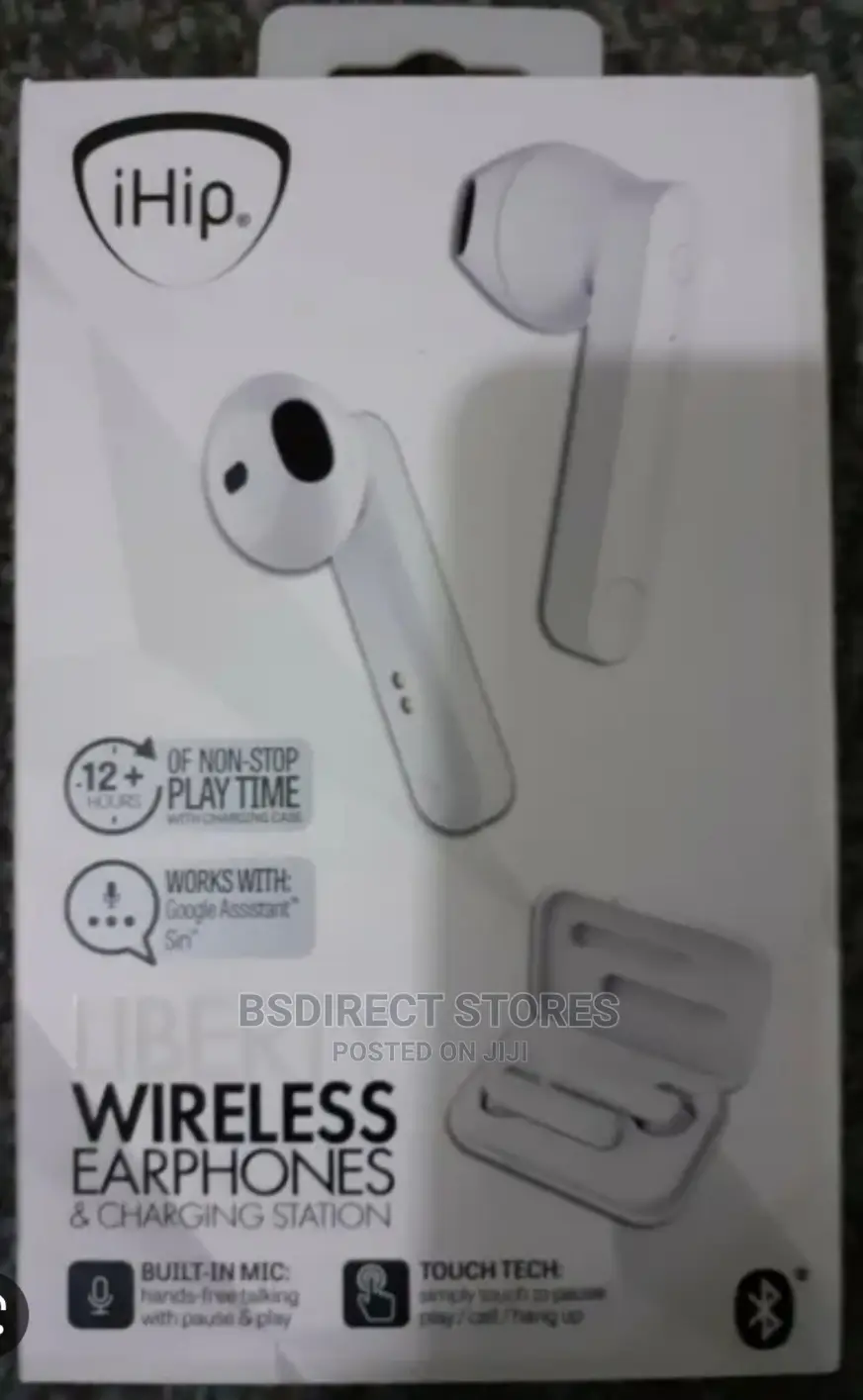 Ihip Liberty Wireless Bluetooth Earphones And Charging Case