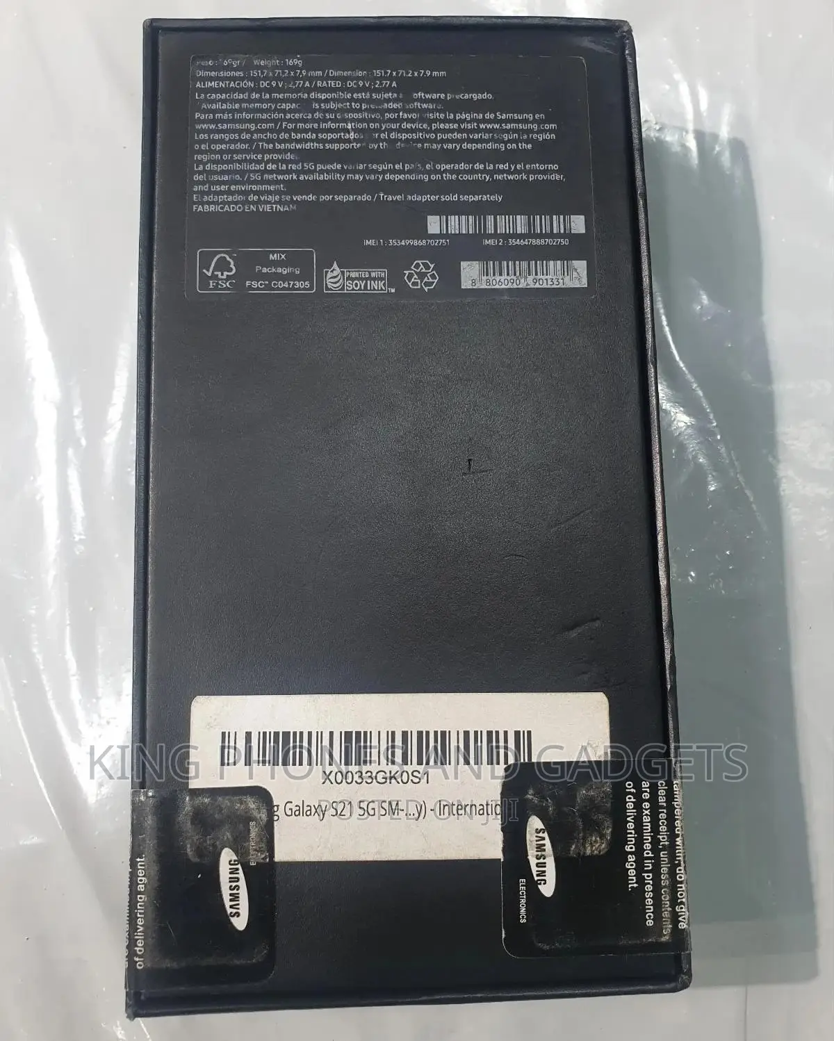 New Samsung Galaxy S21 5G 256 GB Gray